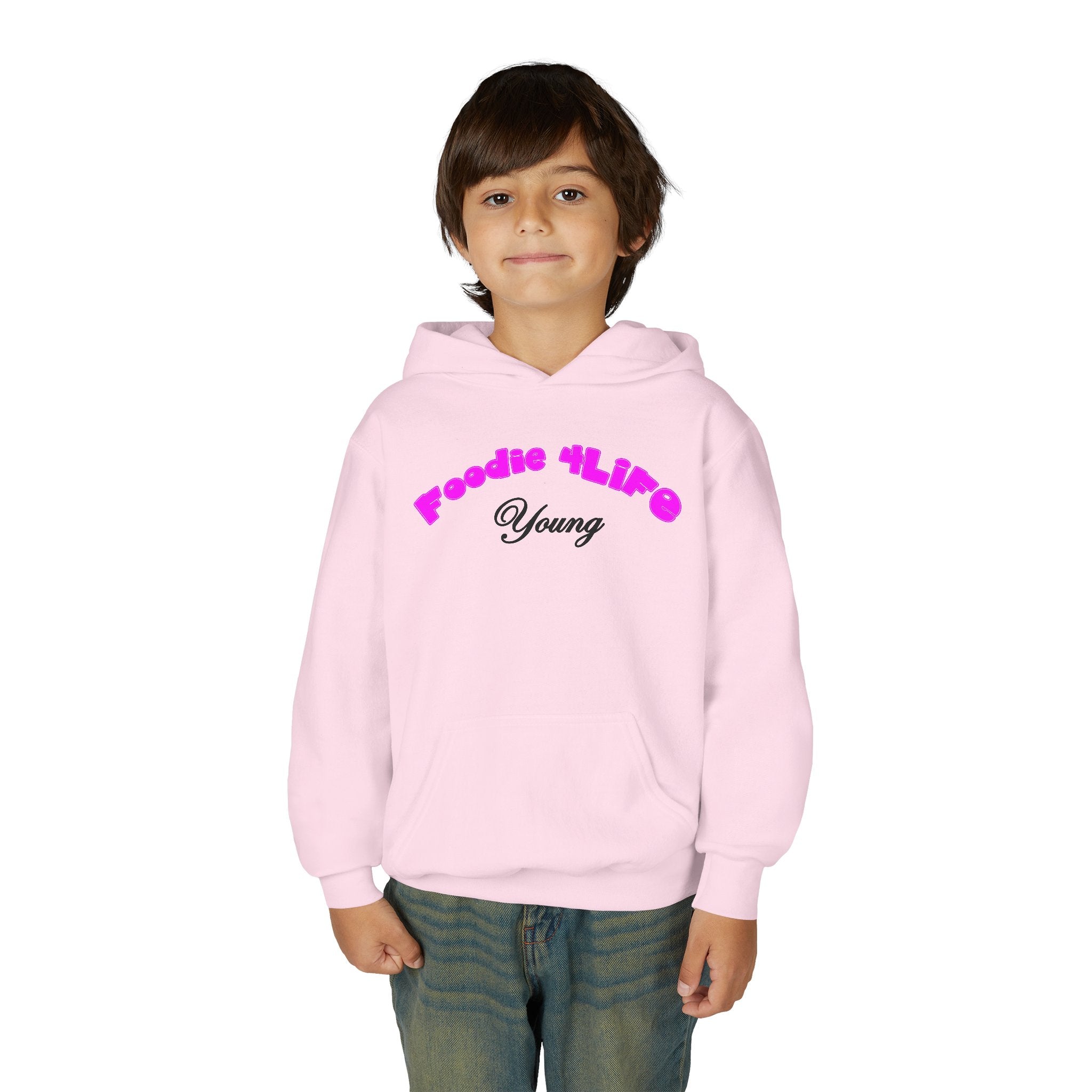 L.O.E.F Foodie 4Life Young Hoodie (Fuchsia)