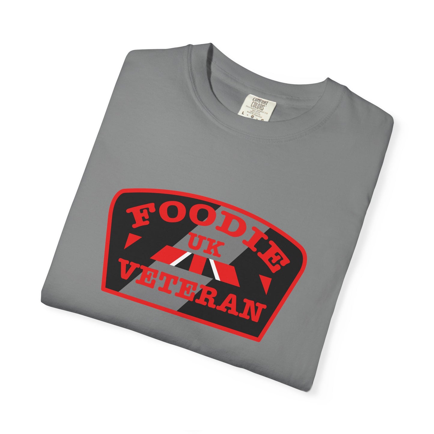 L.O.E.F Foodie Veteran UK Unisex Tee Shirt (Red)