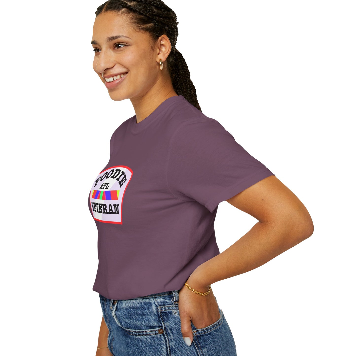 L.O.E.F Foodie Veteran ATL Unisex Tee Shirt (Soft Pink)