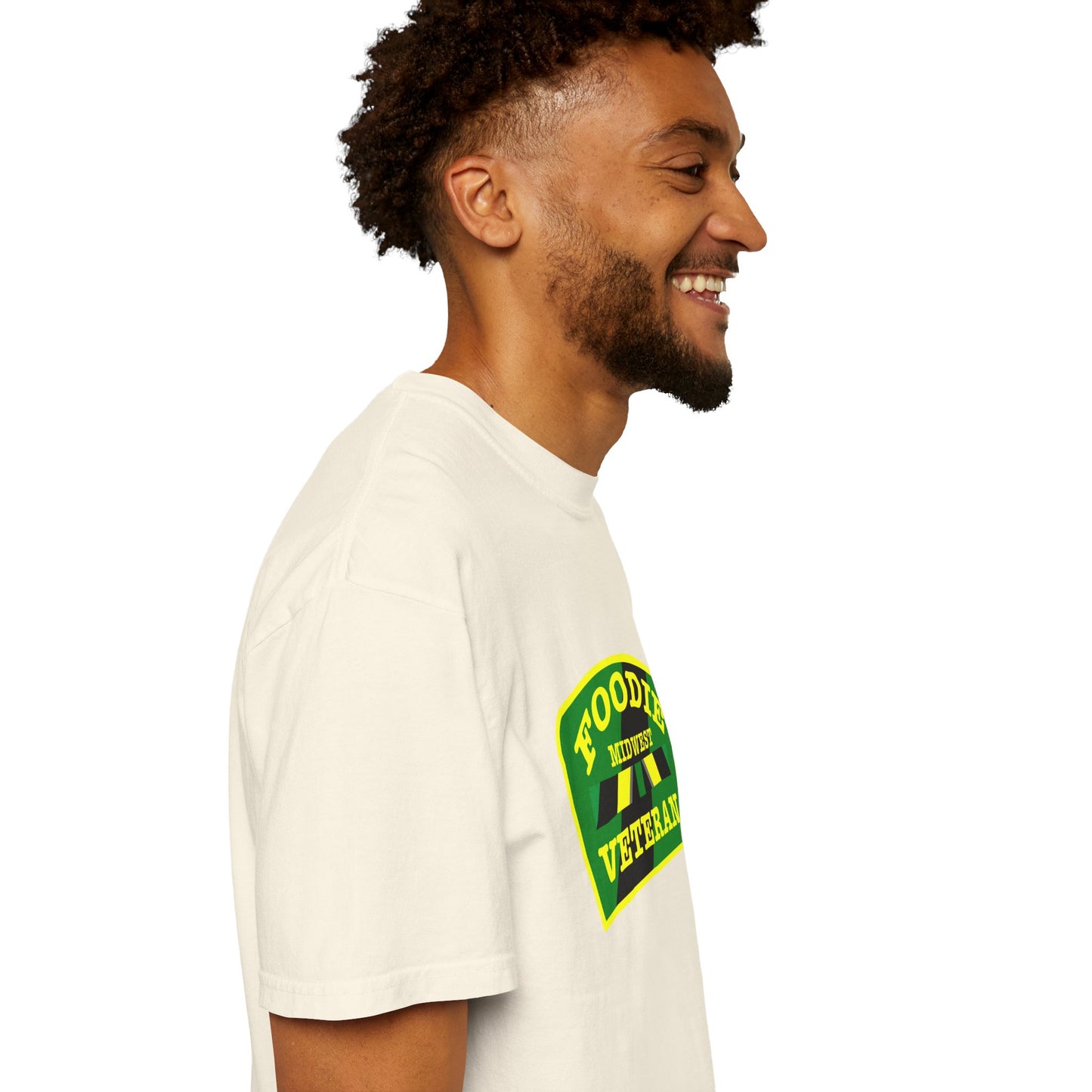 L.O.E.F Foodie Veteran MIDWEST Unisex Tee Shirt (Yellow)