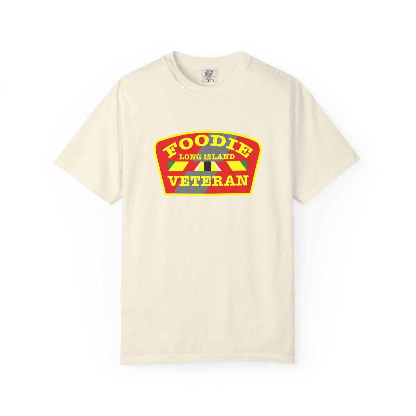 L.O.E.F Foodie Veteran Long Island Unisex Tee Shirt (Yellow)