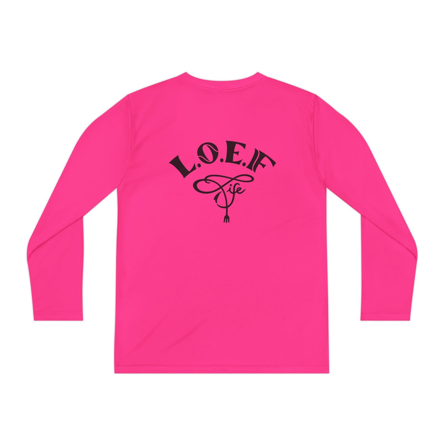 L.O.E.F Foodie 4Life Young Long Sleeve Tee  (Dark Blue)