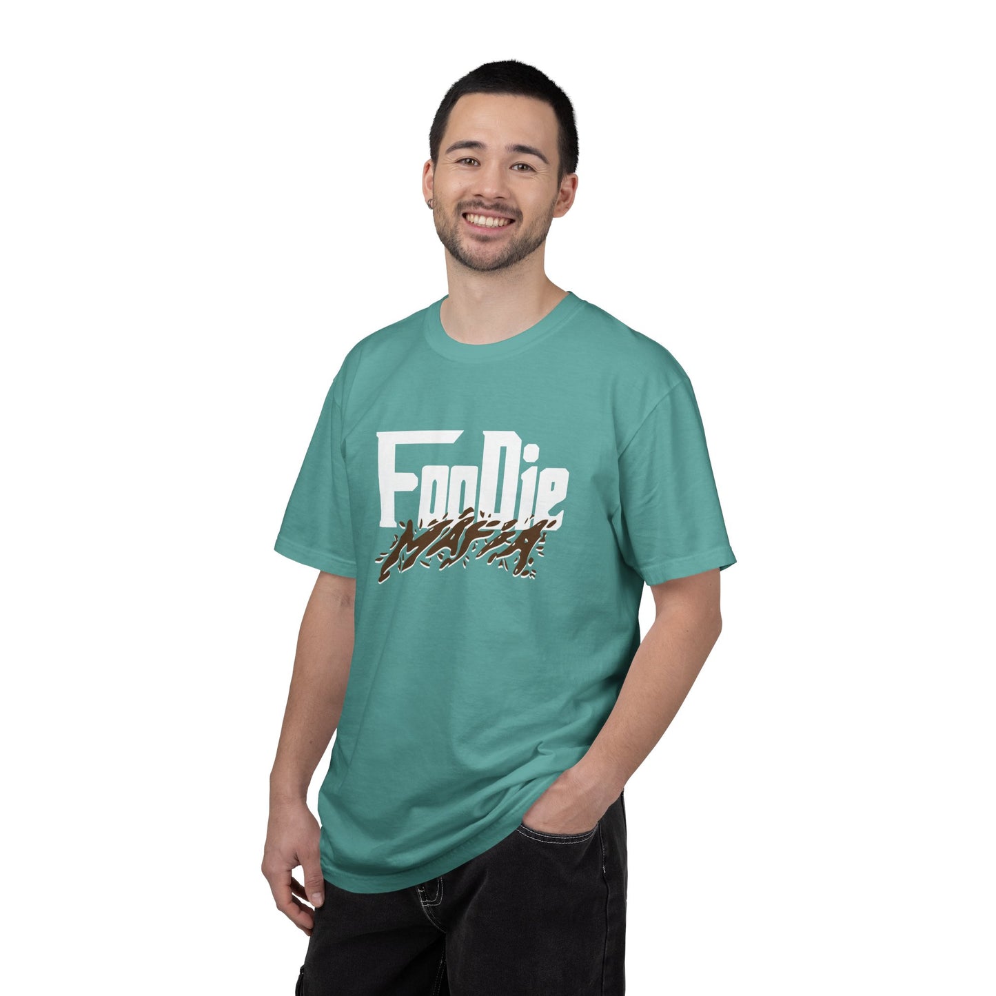 L.O.E.F Foodie Mafia Unisex Tee Shirt  (Brown)