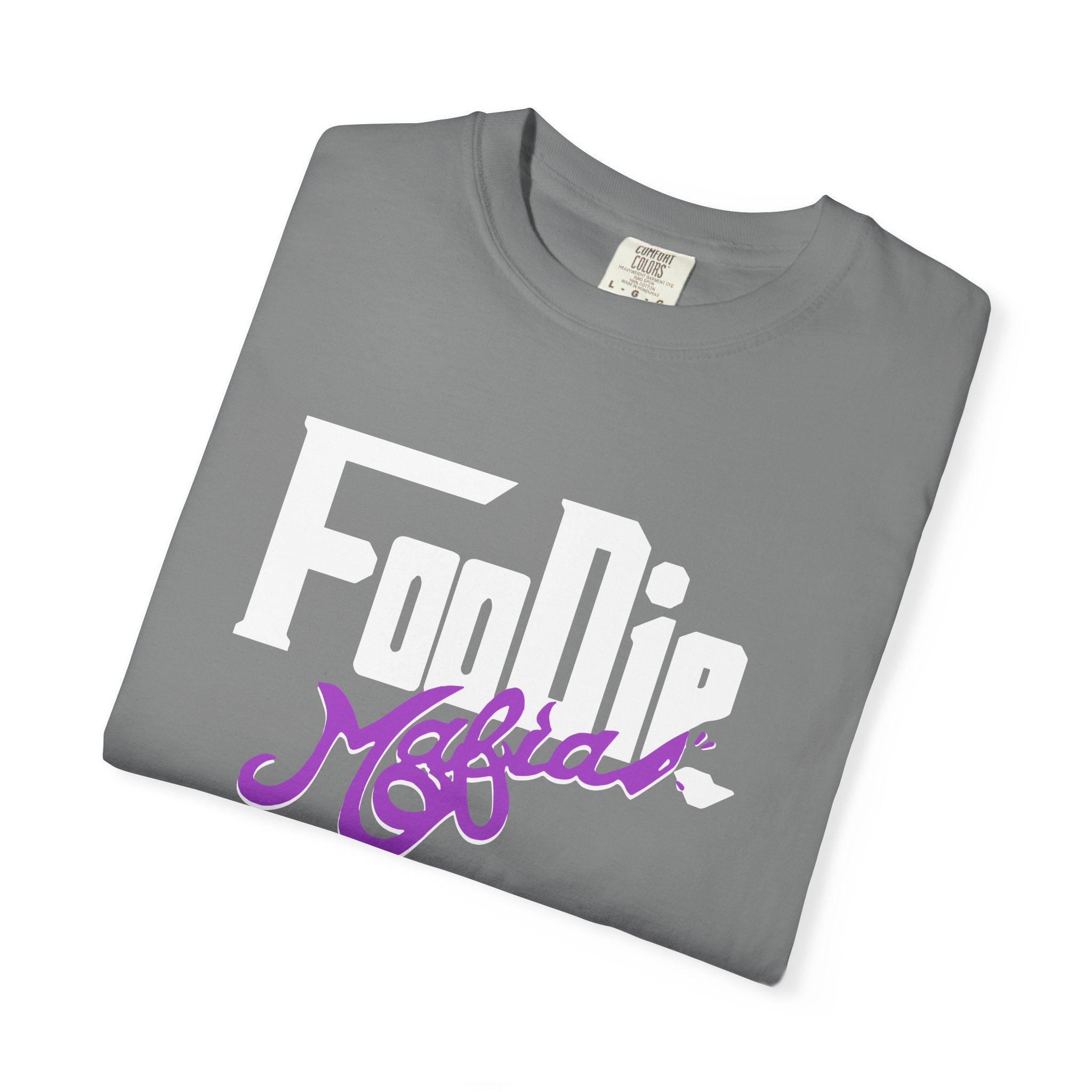 L.O.E.F Foodie Mafia Unisex Tee Shirt  (Purple)