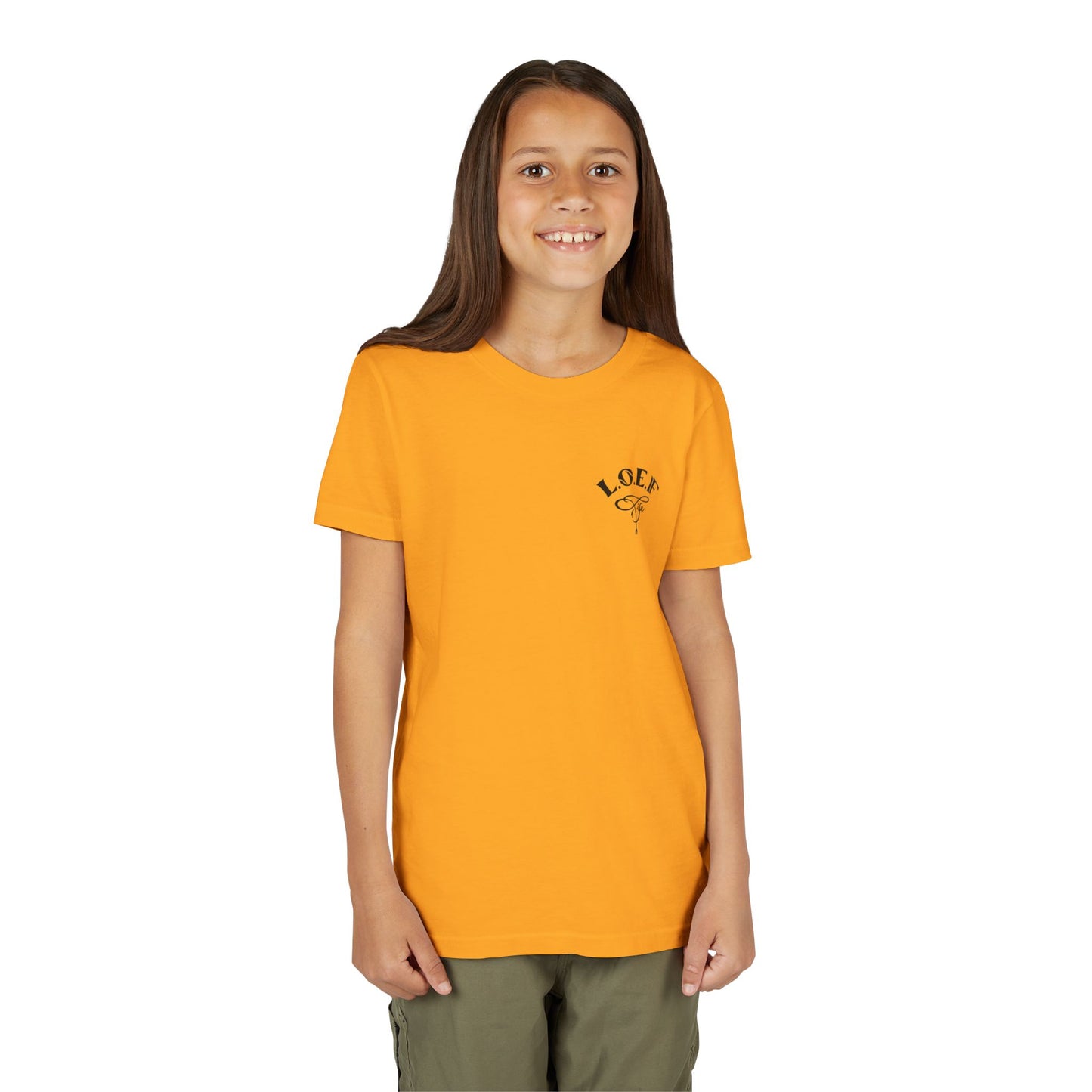 L.O.E.F Foodie 4Life Young Short Sleeve Tee (Black)