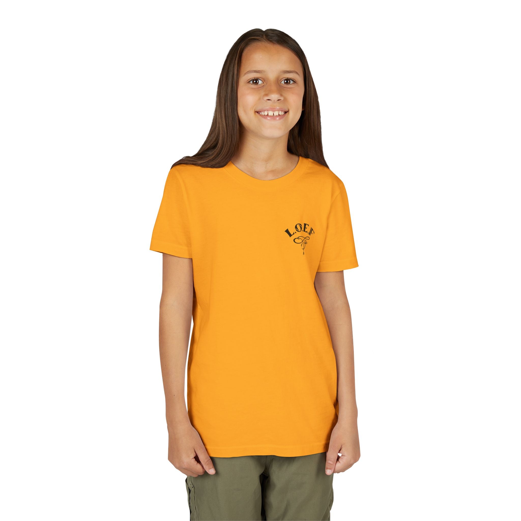 L.O.E.F Foodie 4Life Young Short Sleeve Tee (Black)