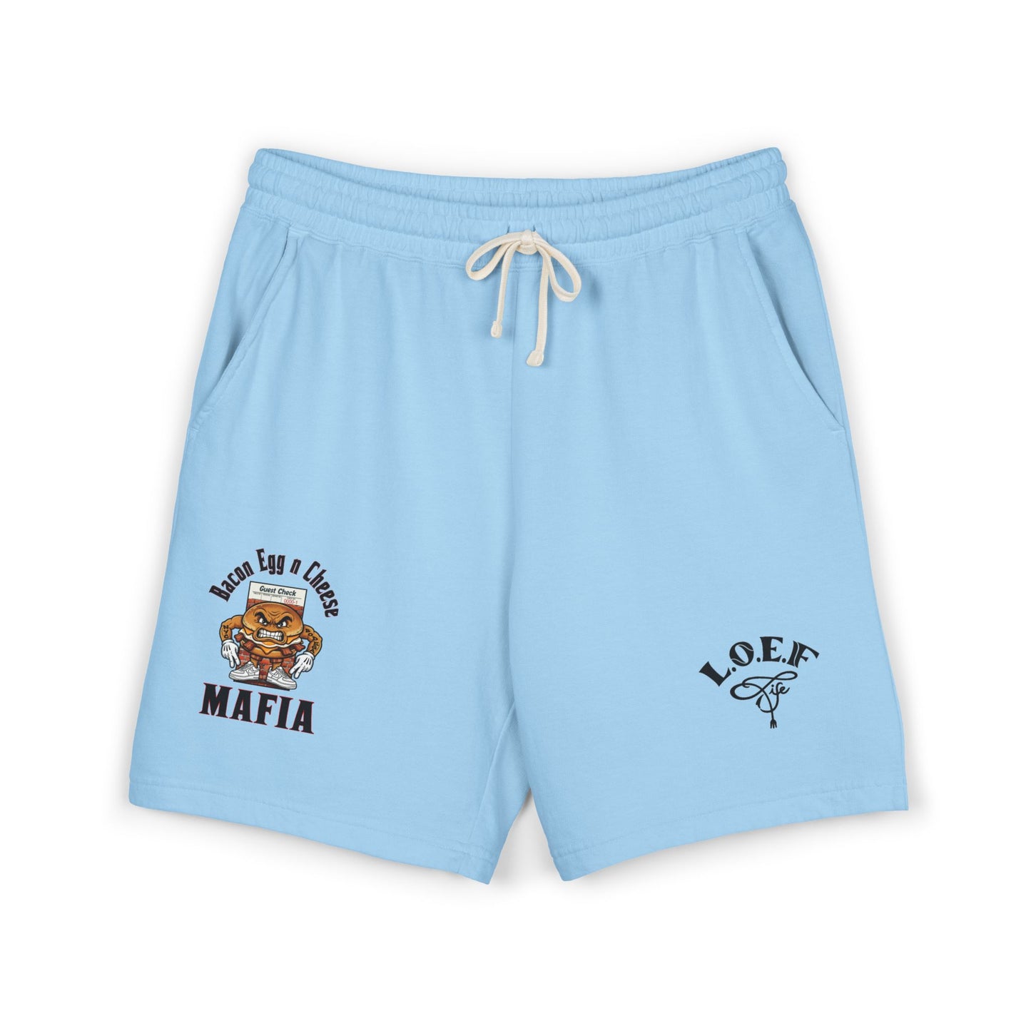 L.O.E.F Bacon Egg n Cheese Mafia Sweat Shorts