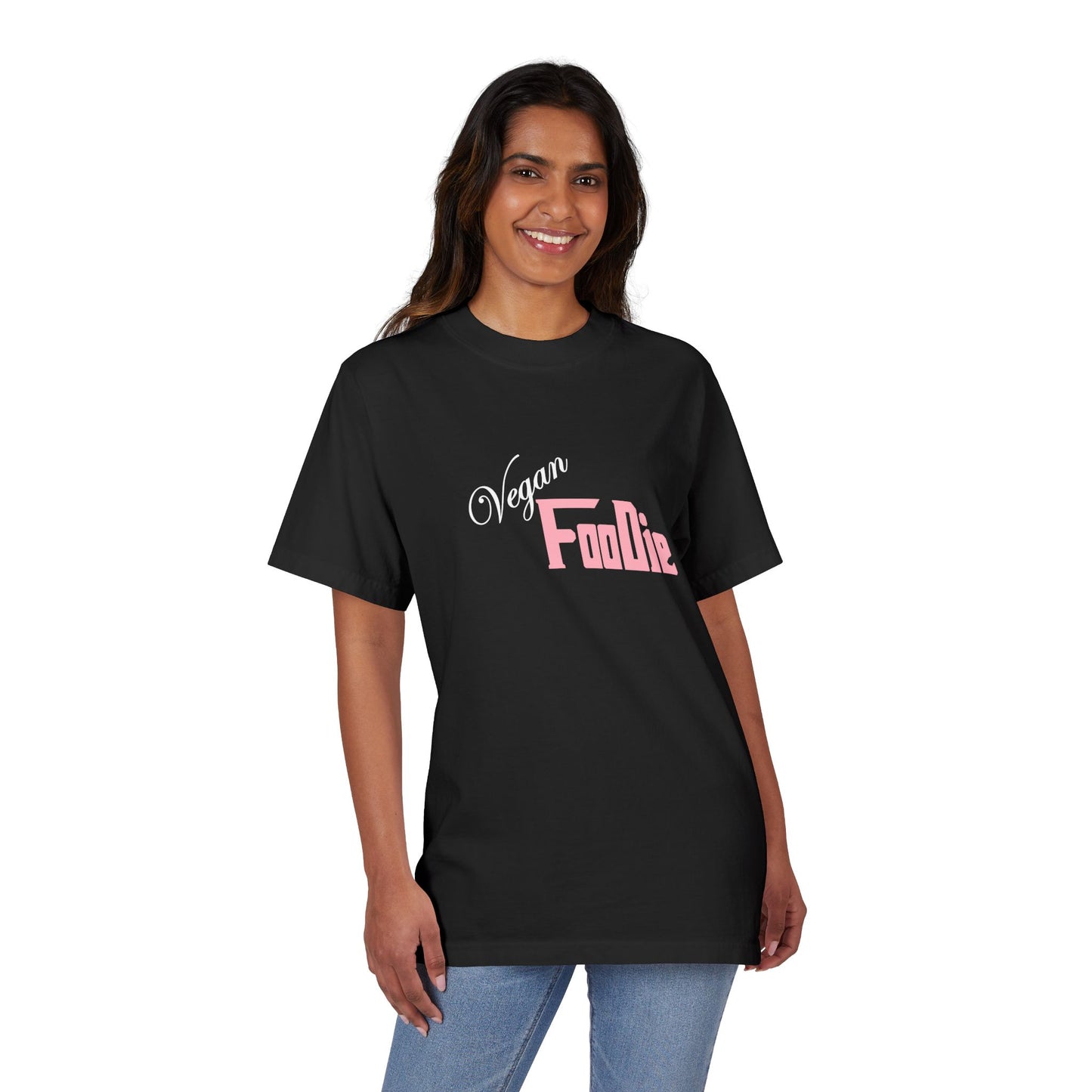 L.O.E.F Unisex Vegan Foodie Tee Shirt (Soft Pink)
