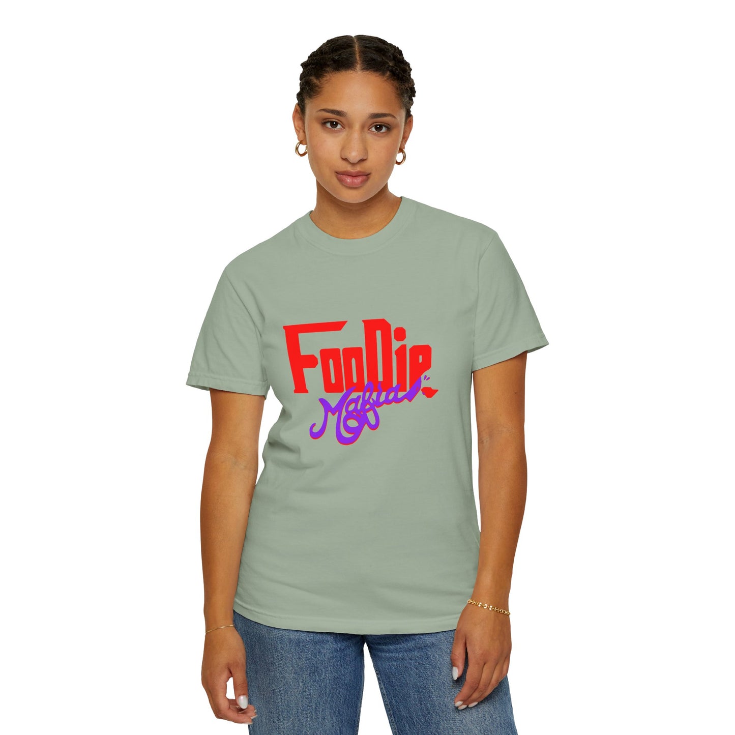 L.O.E.F Red Foodie Mafia Unisex Tee Shirt (Purple)