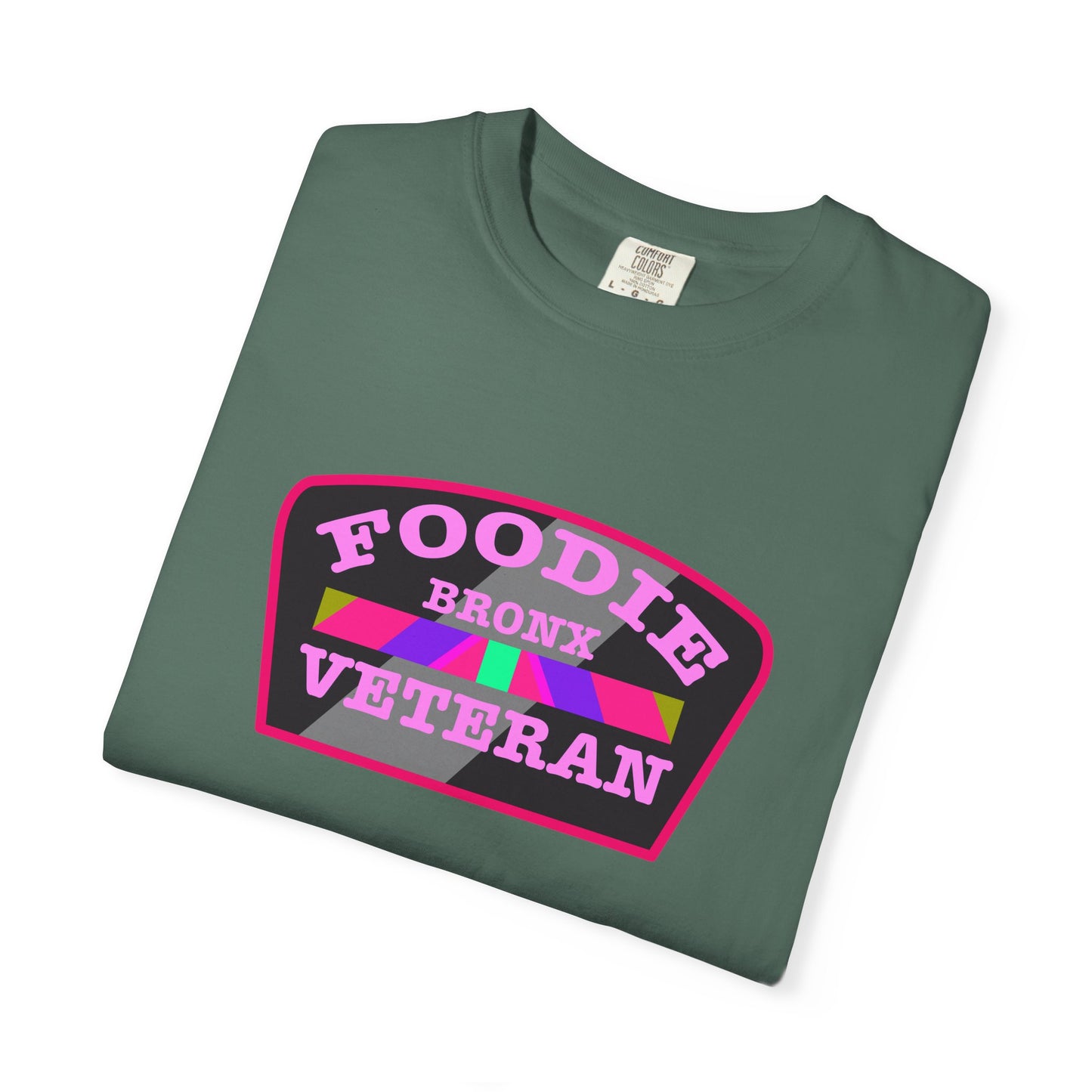 L.O.E.F Foodie Veteran Bronx Unisex Tee Shirt (Pink)
