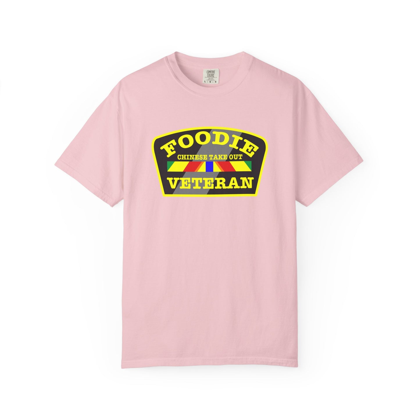 L.O.E.F Foodie Veteran CHINESE TAKE OUT Unisex Tee Shirt (Yellow)