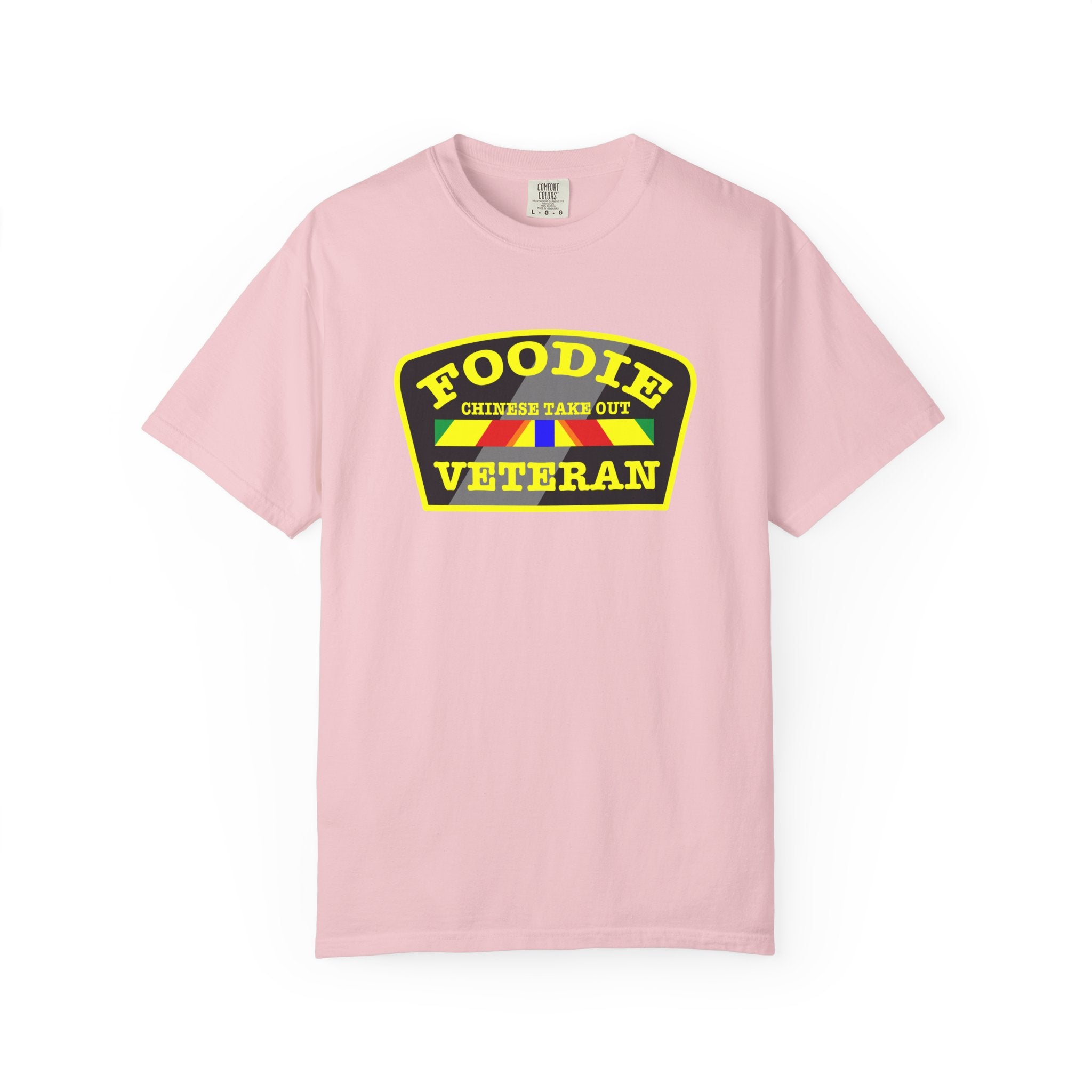 L.O.E.F Foodie Veteran CHINESE TAKE OUT Unisex Tee Shirt (Yellow)