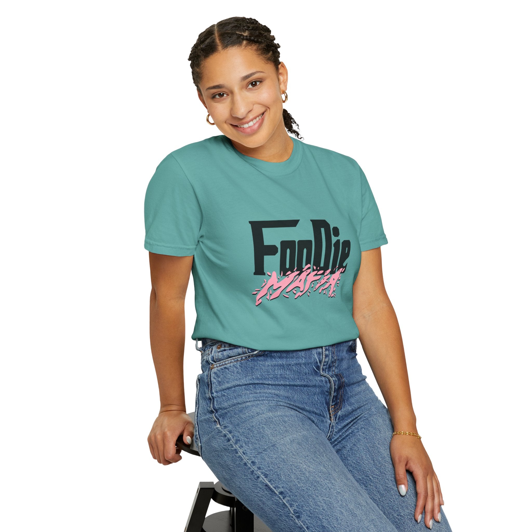 L.O.E.F Foodie Mafia Tee Shirt (Soft Pink)