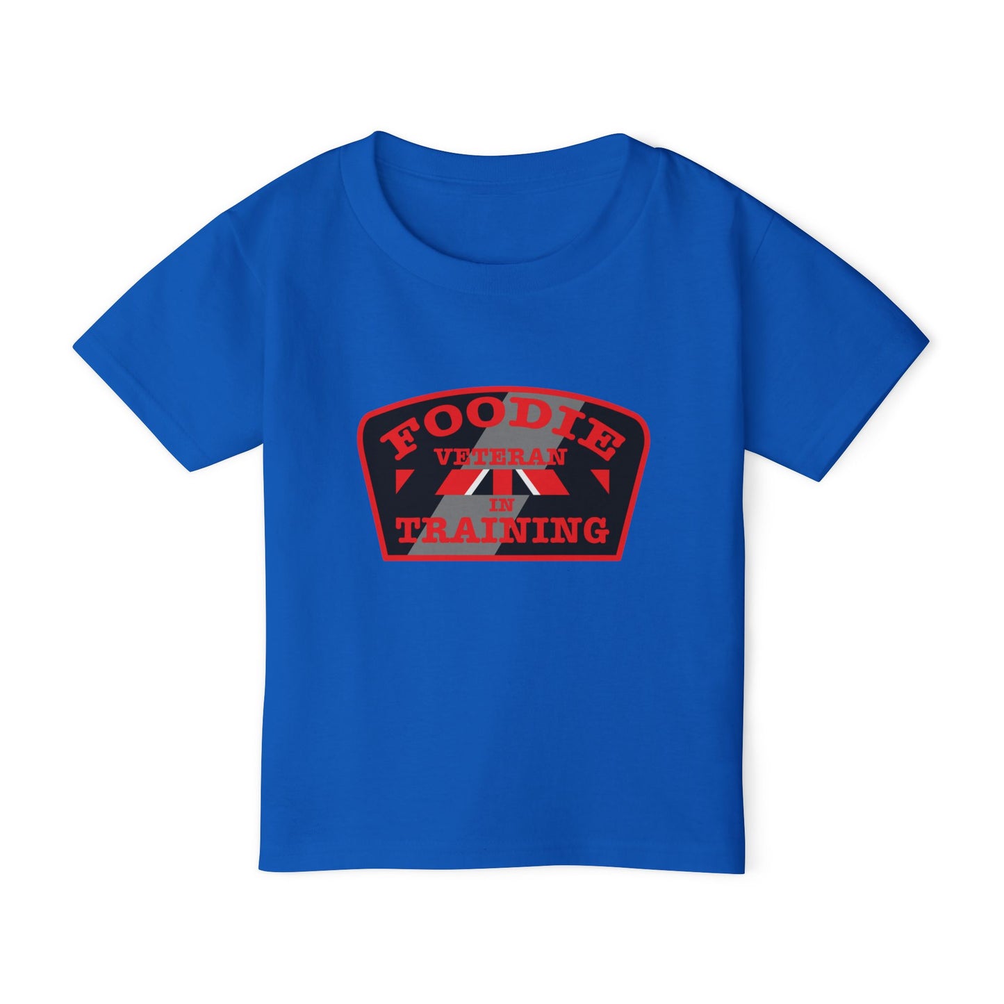 L.O.E.F Foodie Veteran In Training Toddler Tee Shirt (Red)