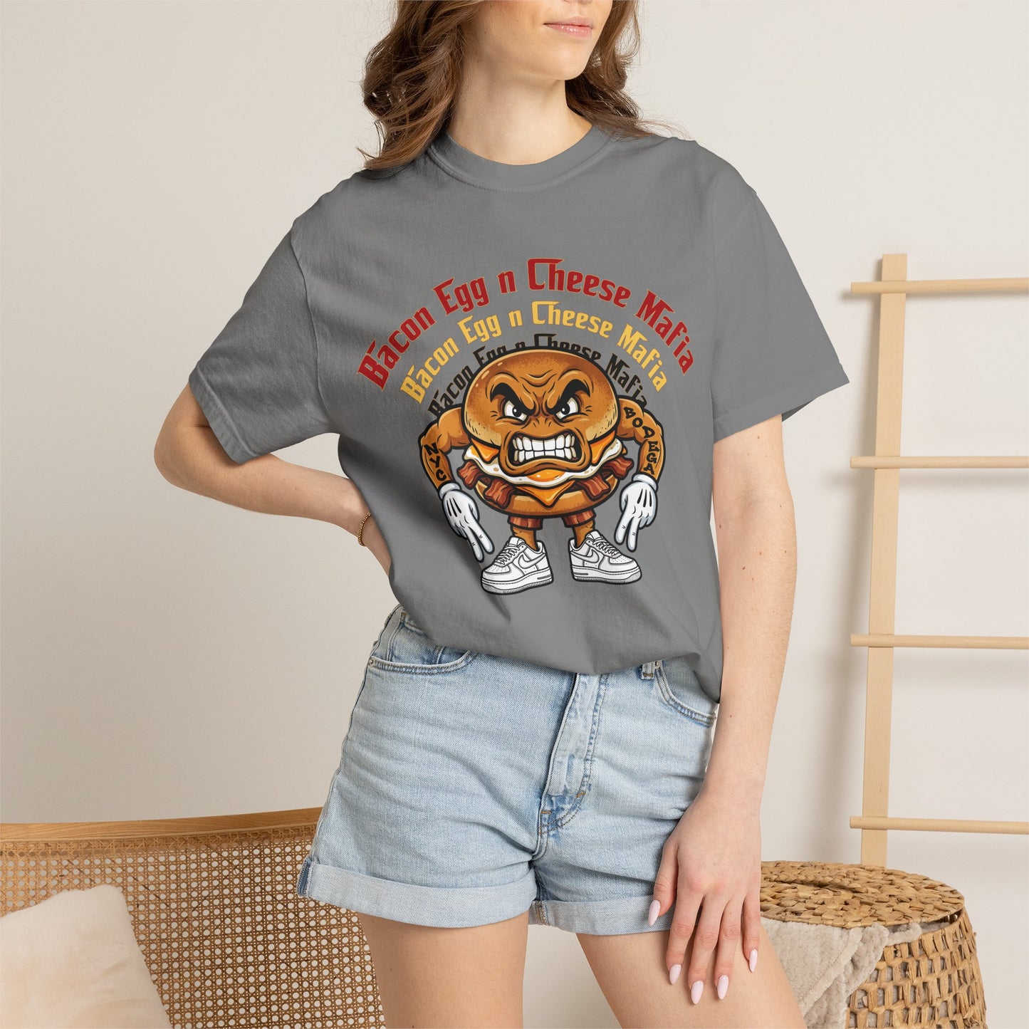 L.O.E.F Bacon Egg n Cheese Mafia Unisex Tee Shirt