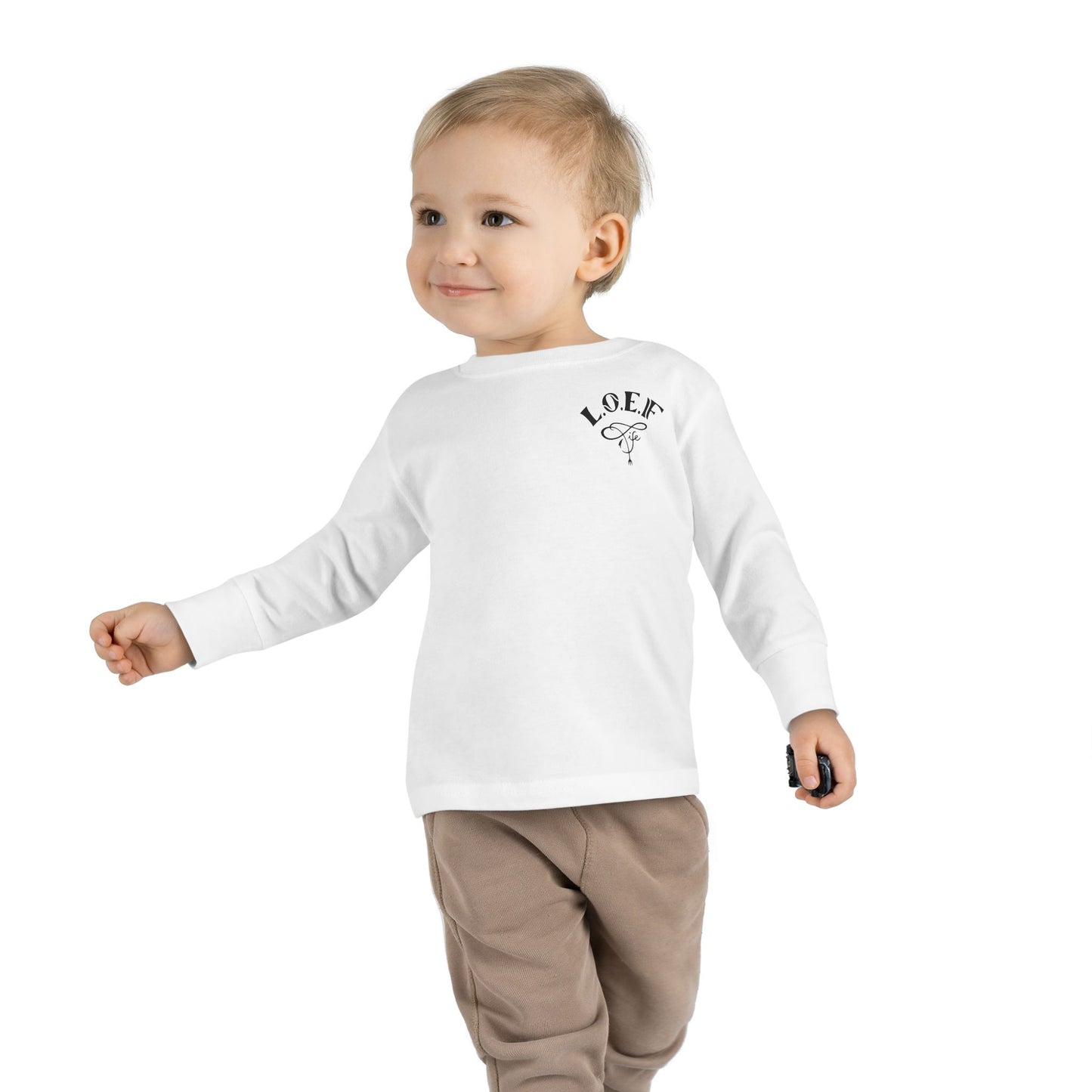 L.O.E.F Foodie 4Life Baby Long Sleeve Tee  (Violet)