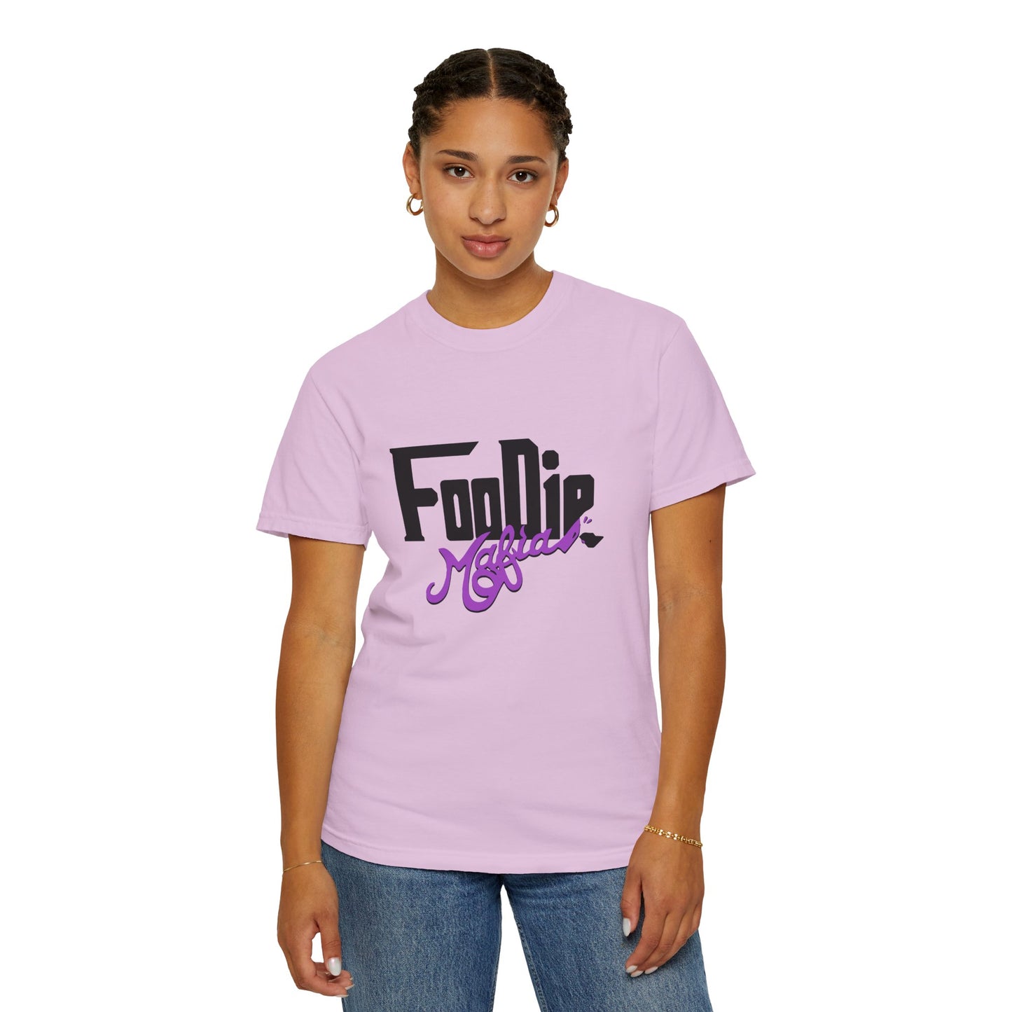 L.O.E.F Foodie Mafia Unisex Tee shirt (Bright Purple)