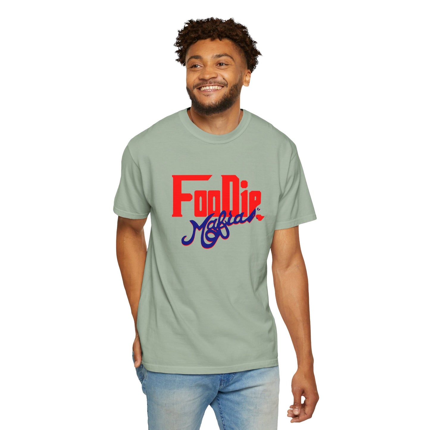 L.O.E.F Red Foodie Mafia Unisex Tee shirt (Dark Blue)