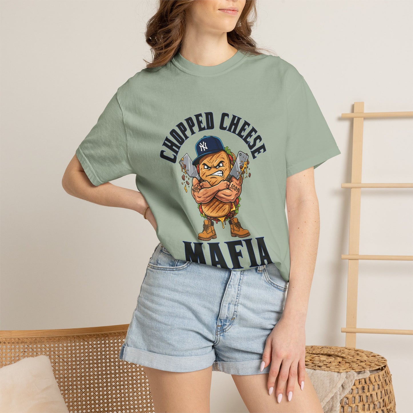 L.O.E.F Chopped Cheese Mafia Unisex Tee Shirt