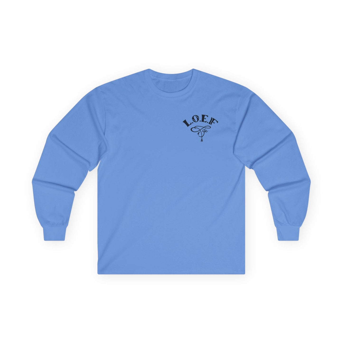 L.O.E.F Foodie 4Life Vegan Long Sleeve Tee (Dark Blue)
