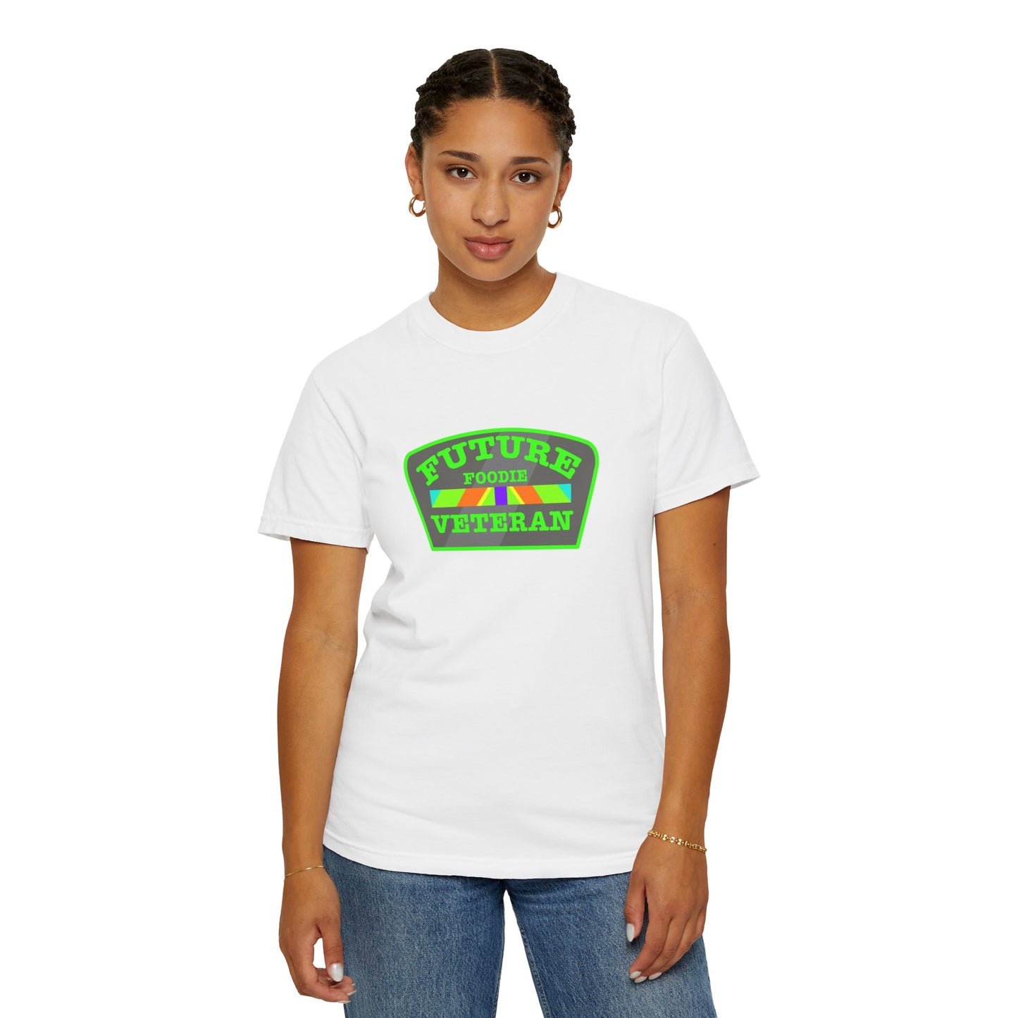 L.O.E.F Future Foodie Veteran Tee Shirt  (Neon Green)