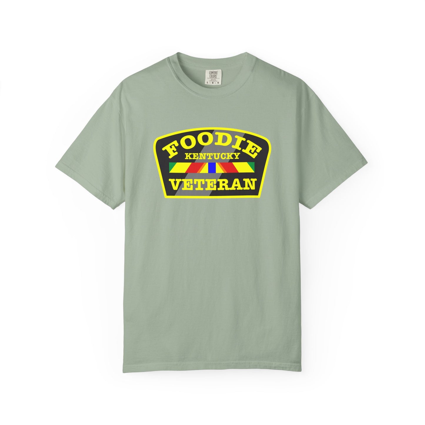 L.O.E.F Foodie Veteran KENTUCKY Unisex Tee Shirt (Yellow)