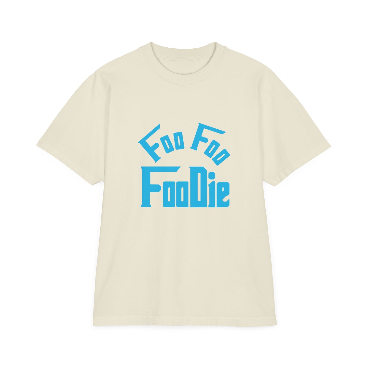 L.O.E.F Unisex FOO FOO FOODIE Tee Shirt (Sky Blue)