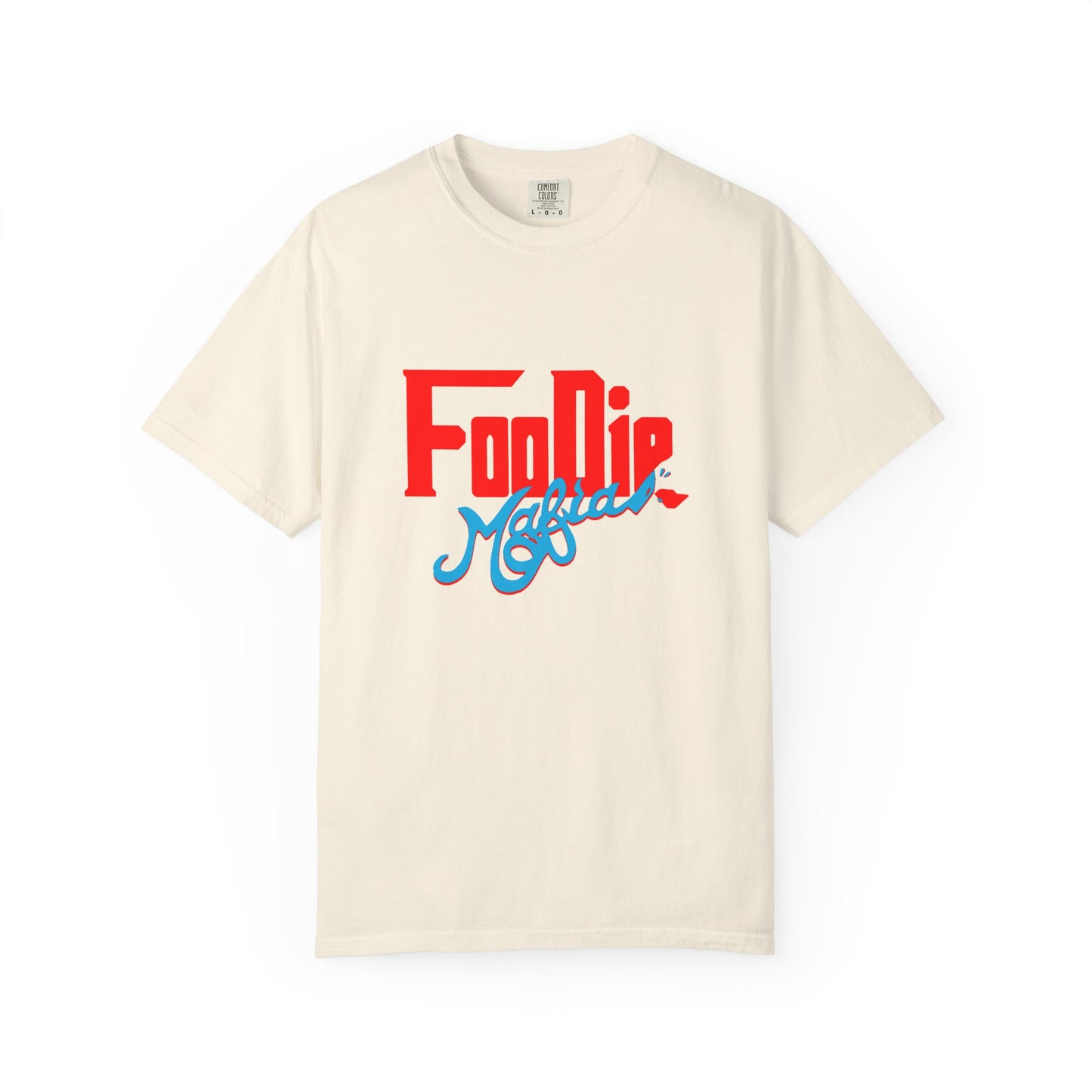 L.O.E.F Red Foodie Mafia Unisex Tee Shirt (Sky Blue)