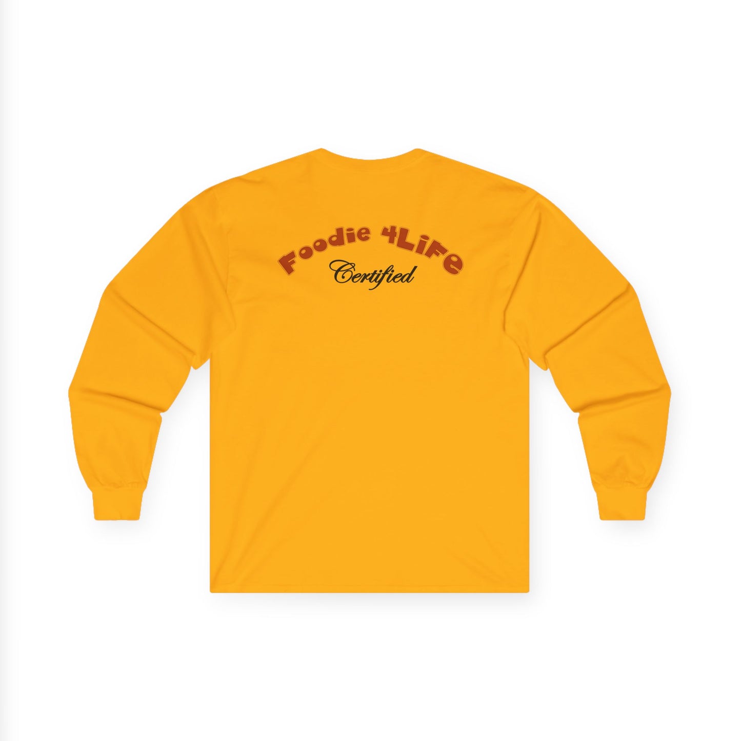 L.O.E.F Foodie 4Life Certified Long Sleeve Tee (Rust)