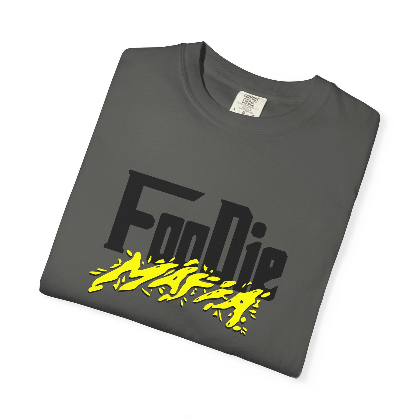 L.O.E.F Foodie Mafia Unisex Tee Shirt (Bright Yellow)