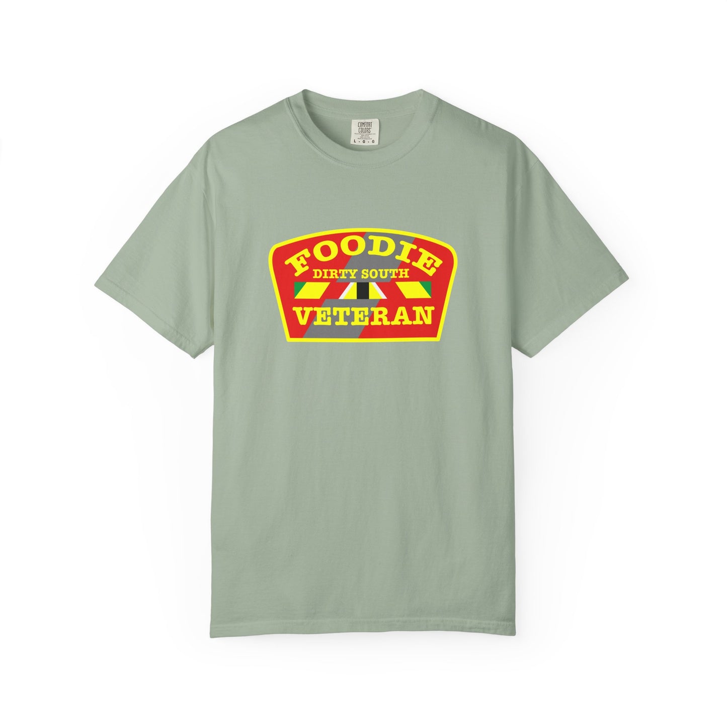 L.O.E.F Foodie Veteran DIRTY SOUTH Unisex Tee Shirt (Yellow)