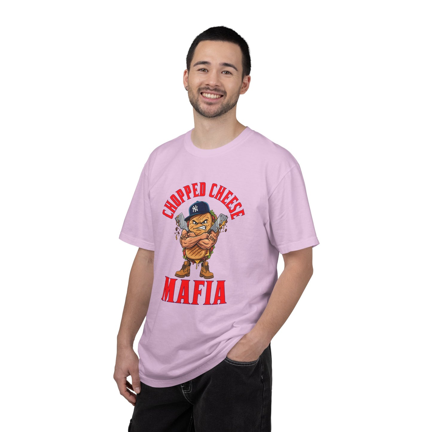 L.O.E.F Mafia Chopped Cheese Unisex Tee Shirt (Red)