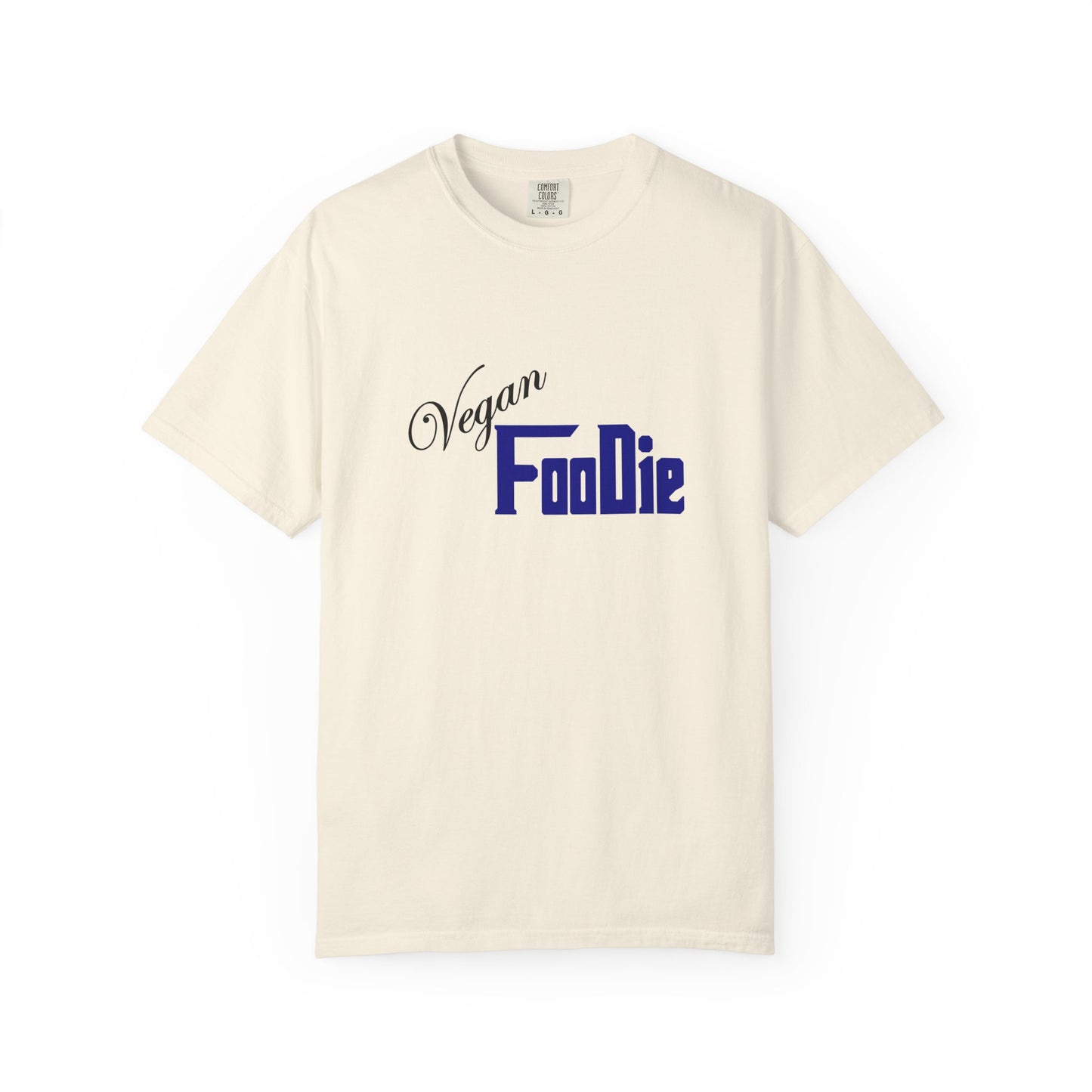 L.O.E.F Unisex Vegan Foodie Tee Shirt (Dark Blue)