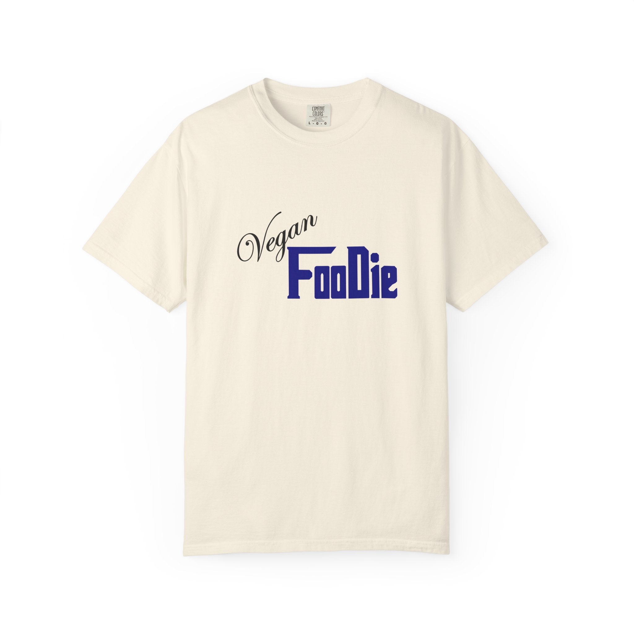 L.O.E.F Unisex Vegan Foodie Tee Shirt (Dark Blue)