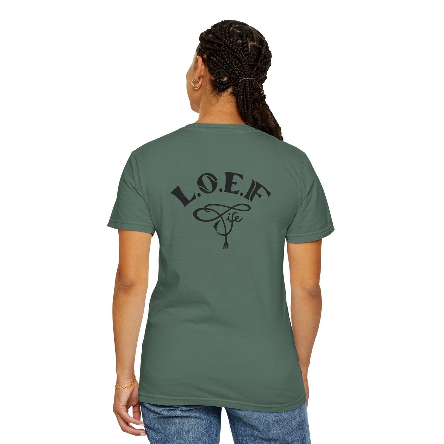 L.O.E.F Foodie Unisex Tee Shirt (Dark Yellow)
