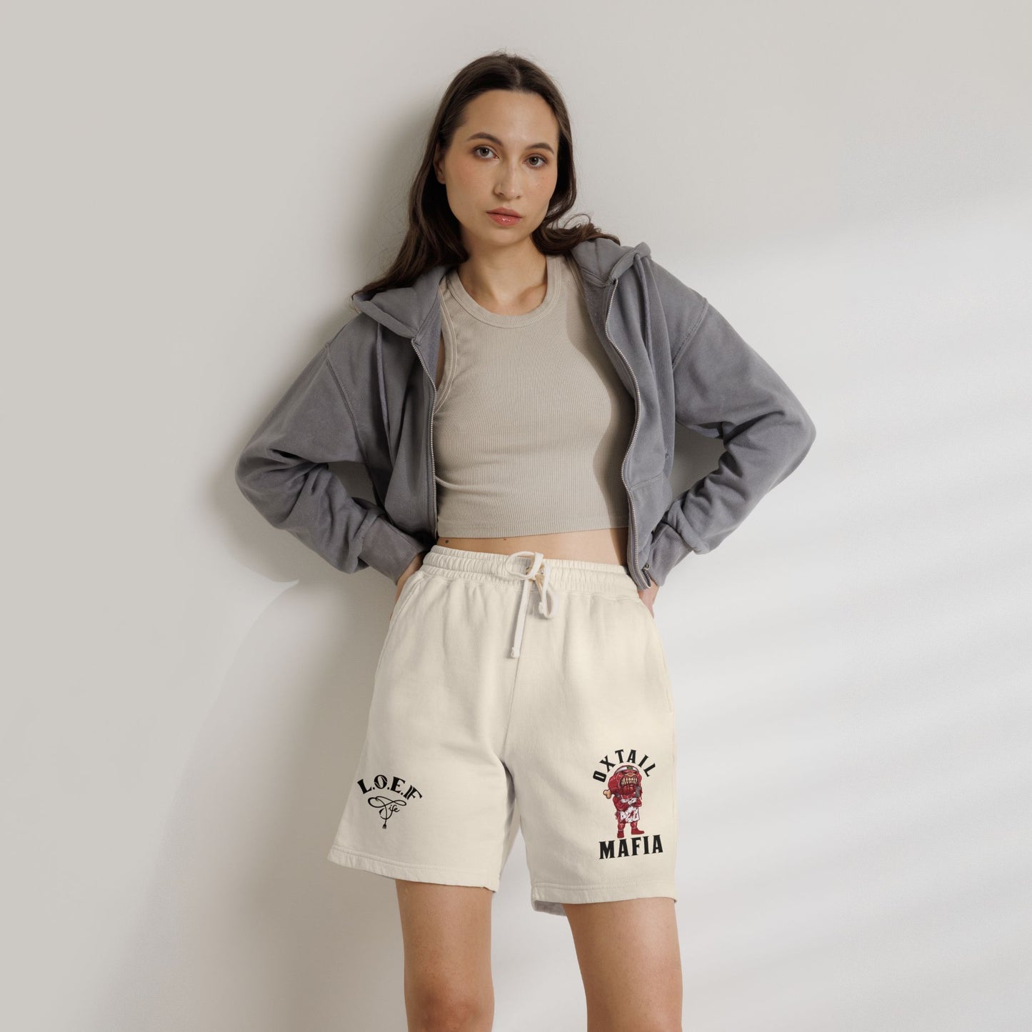 L.O.E.F Oxtail Mafia Sweat Shorts