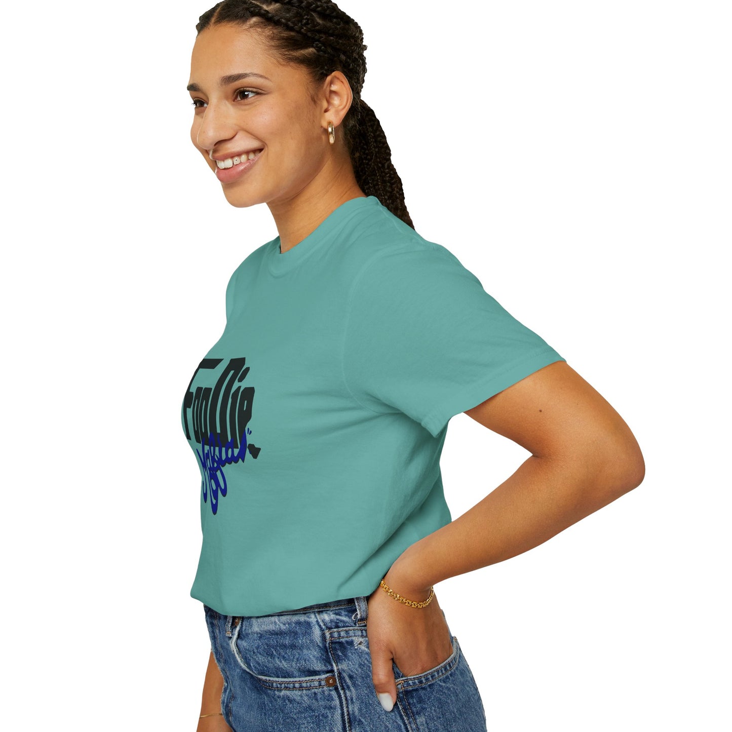 L.O.E.F Foodie Mafia Unisex Tee shirt (Dark Blue)