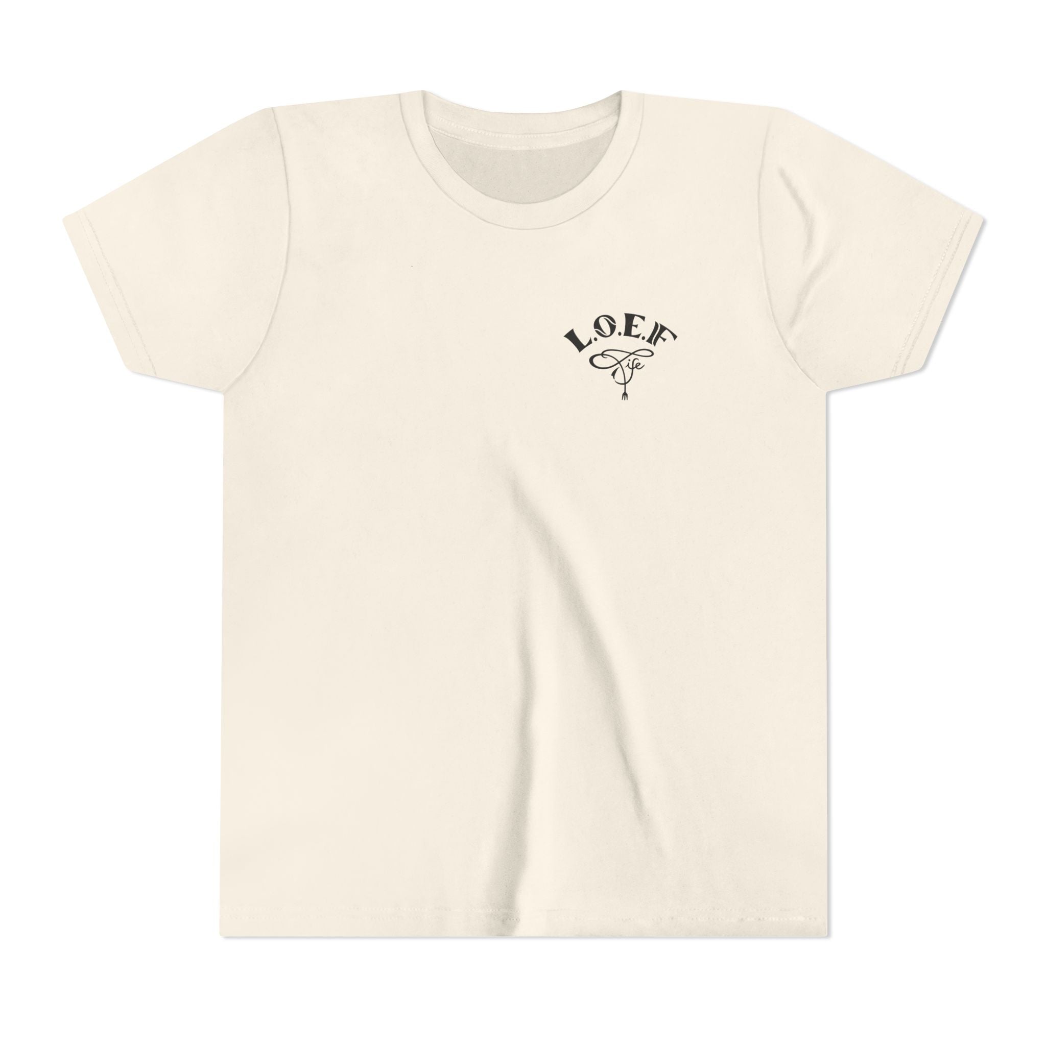 L.O.E.F Foodie 4Life Young Short Sleeve Tee (Black)