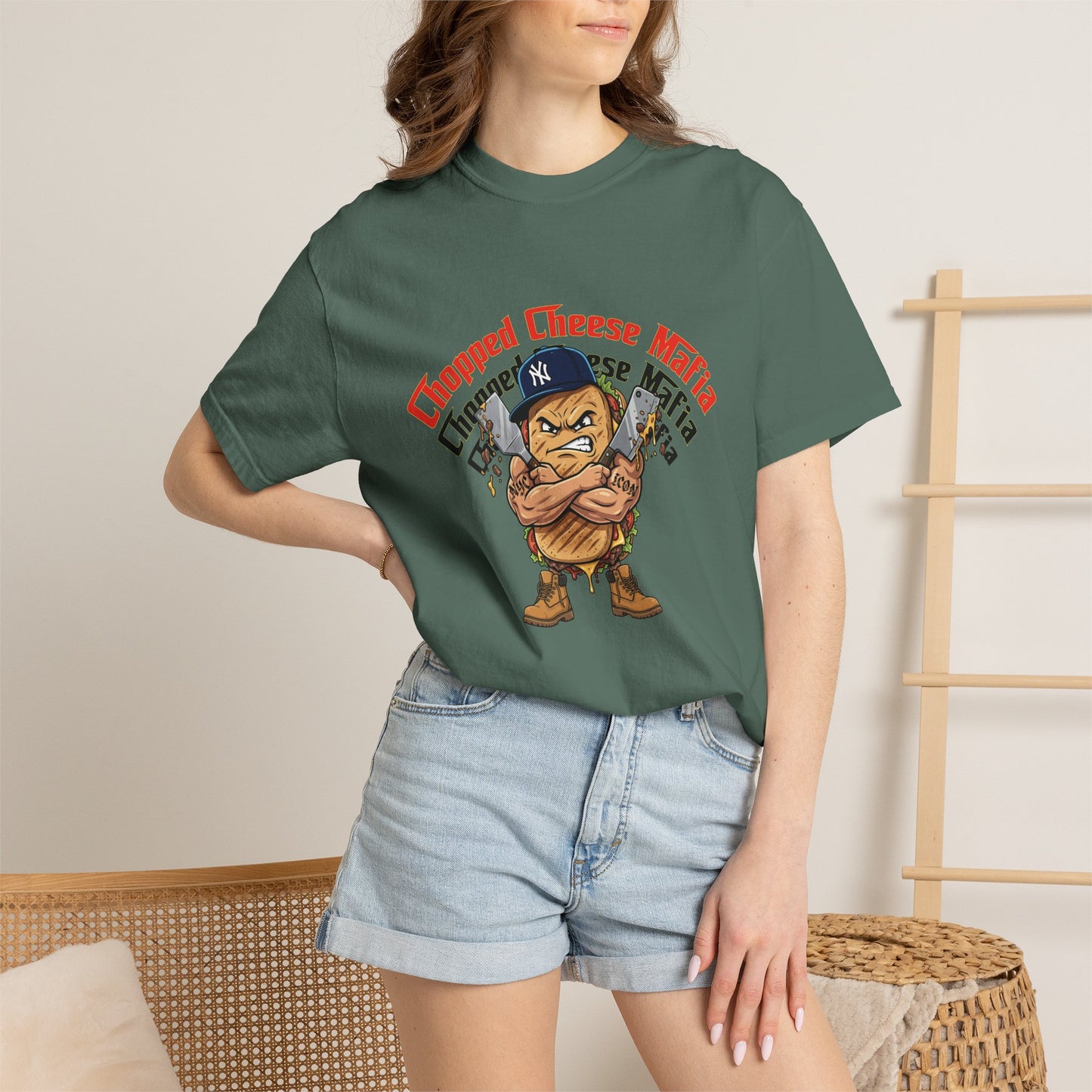 L.O.E.F Chopped Cheese Mafia Unisex Tee Shirt