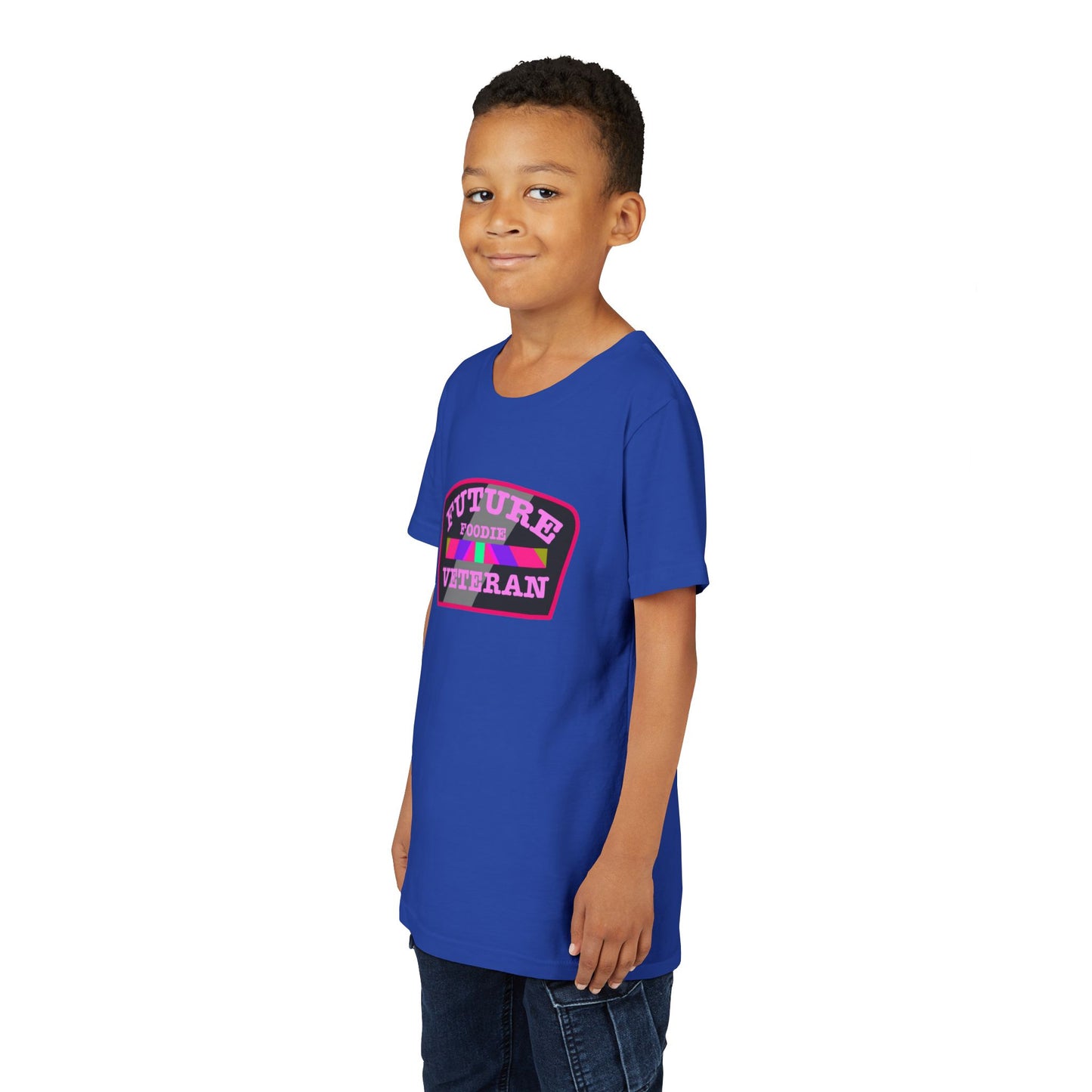 L.O.E.F Future Foodie Veteran Kids Tee Shirt (Pink)