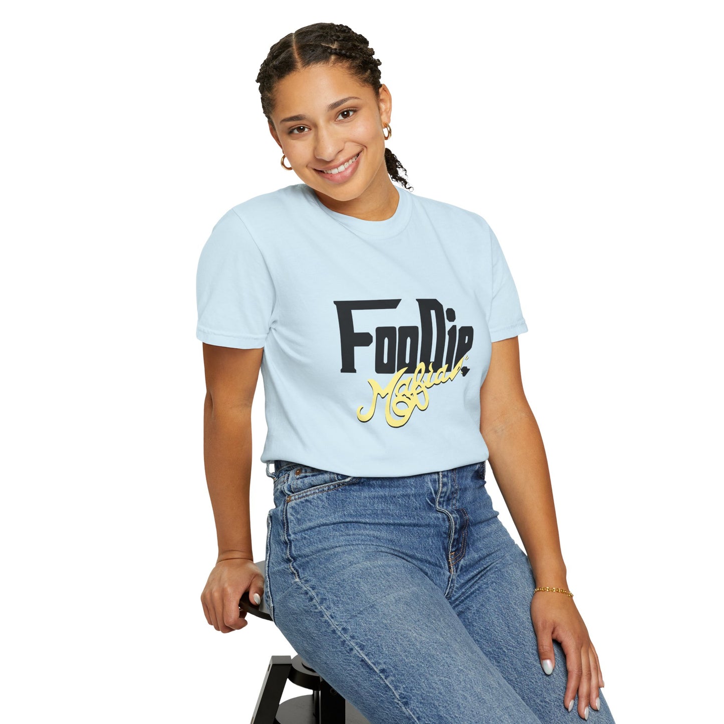 L.O.E.F Foodie Mafia Unisex Tee shirt (Soft Yellow)