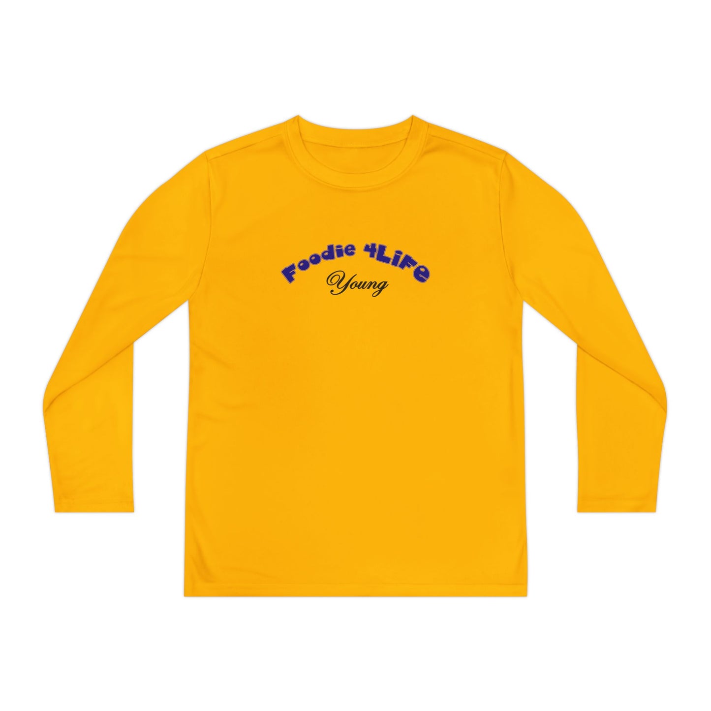 L.O.E.F Foodie 4Life Young Long Sleeve Tee  (Dark Blue)
