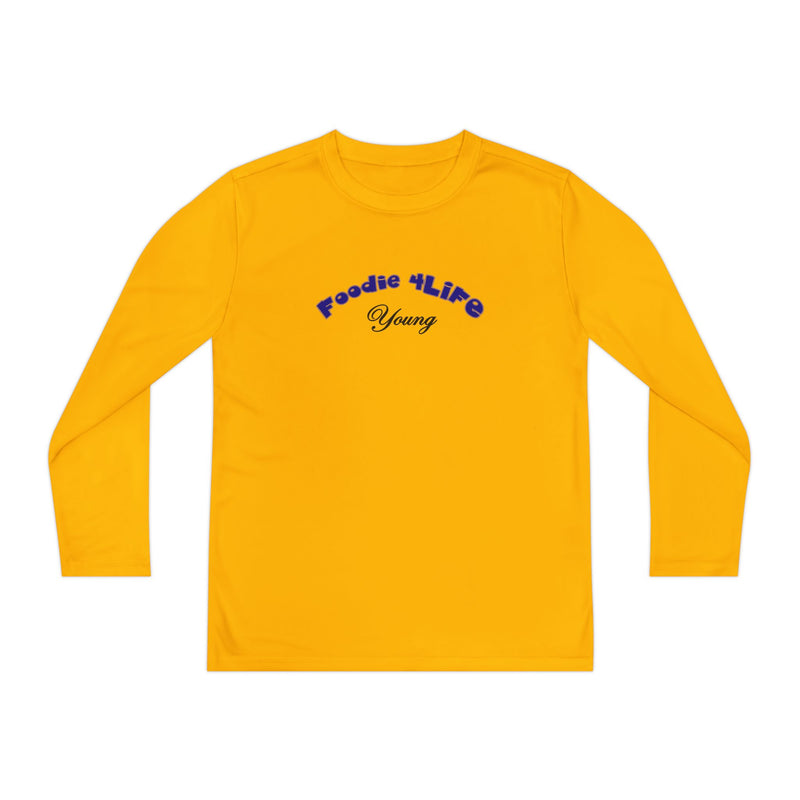 L.O.E.F Foodie 4Life Young Long Sleeve Tee  (Dark Blue)