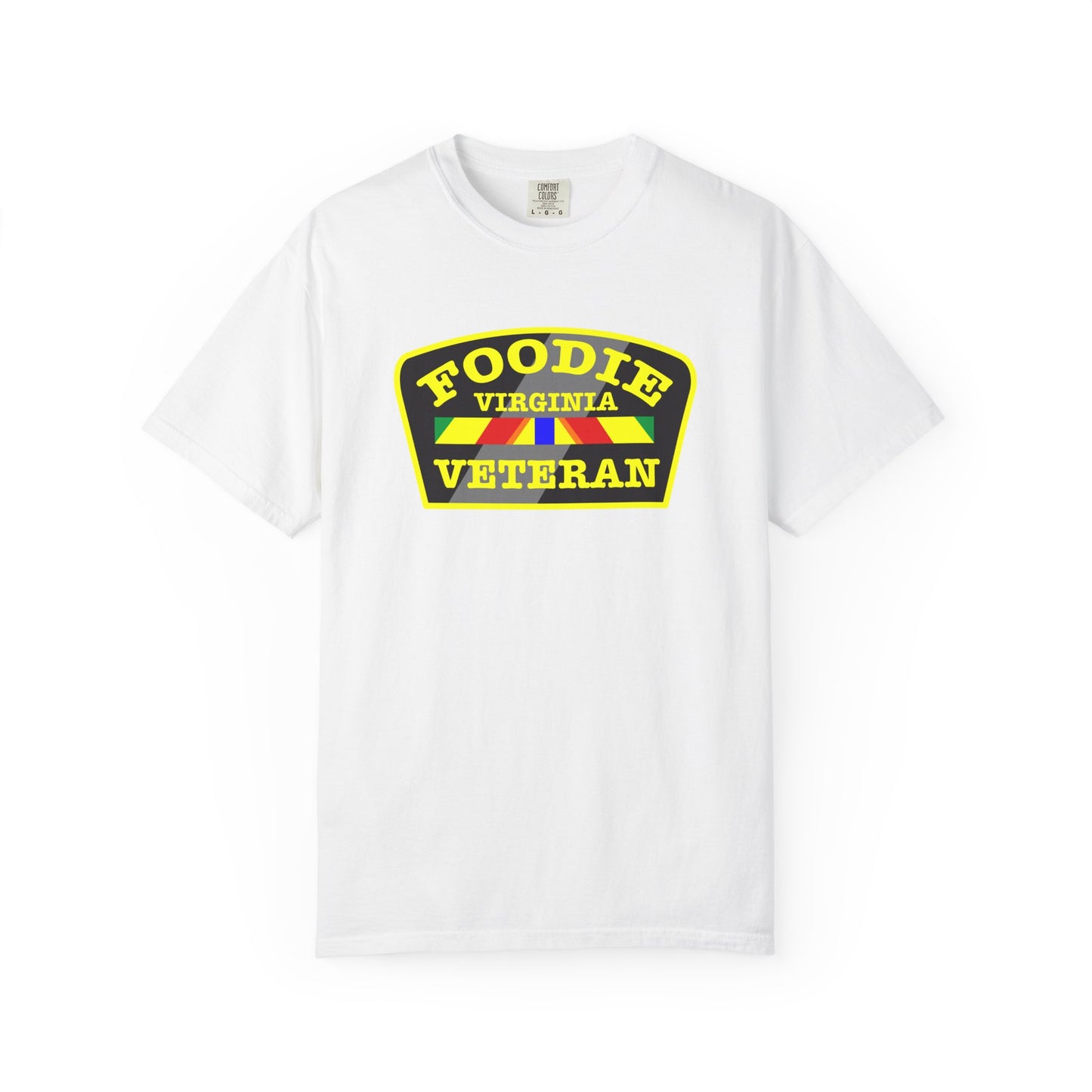 L.O.E.F Foodie Veteran VIRGINIA Unisex Tee Shirt (Yellow)