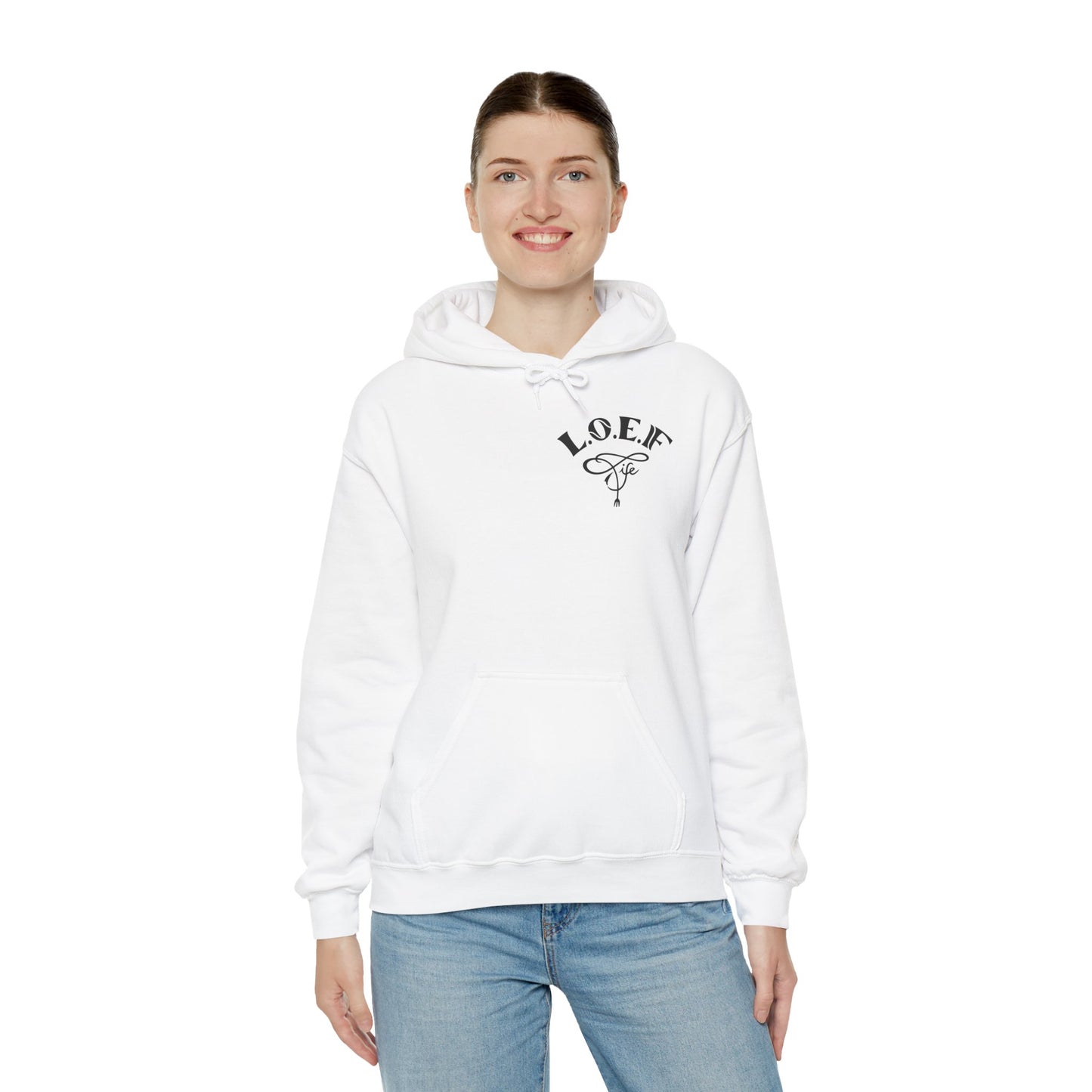 L.O.E.F Foodie 4Life Vegan Hoodie (Fuchsia)