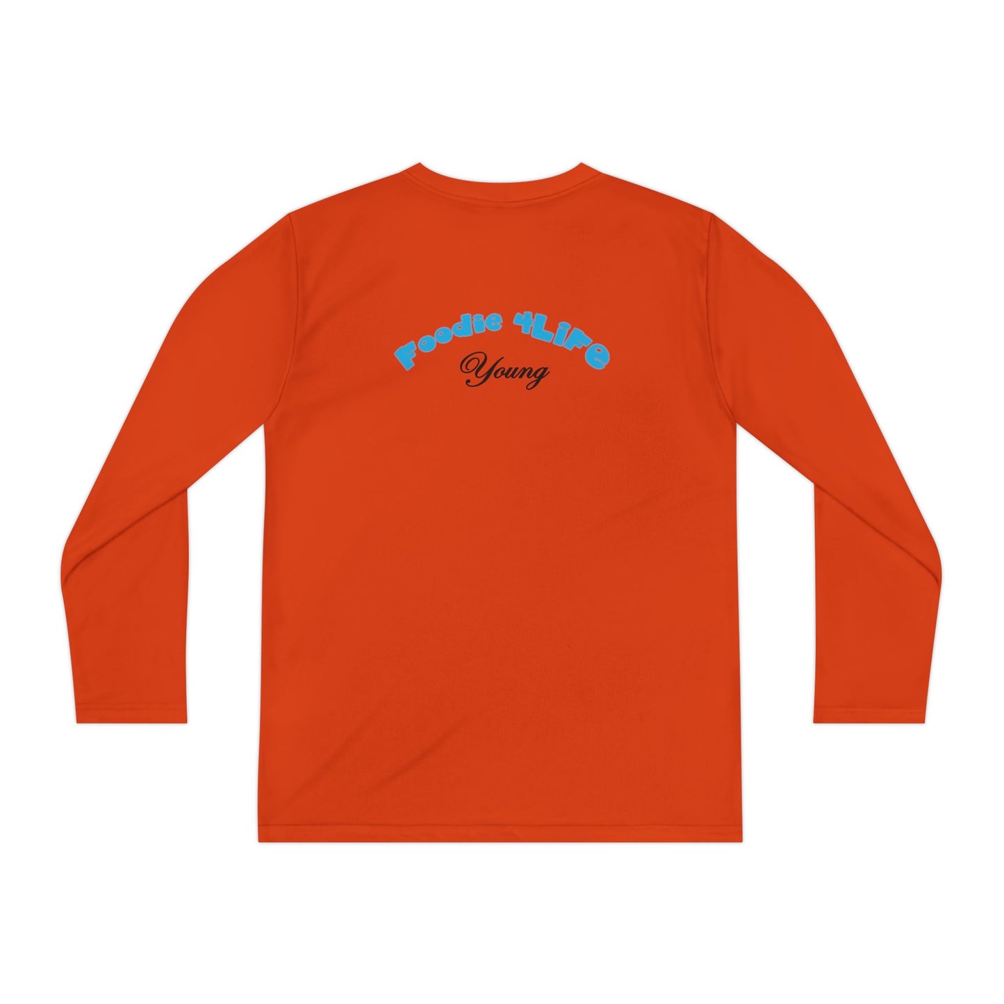 L.O.E.F Foodie 4Life Young Long Sleeve Tee  (Sky Blue)