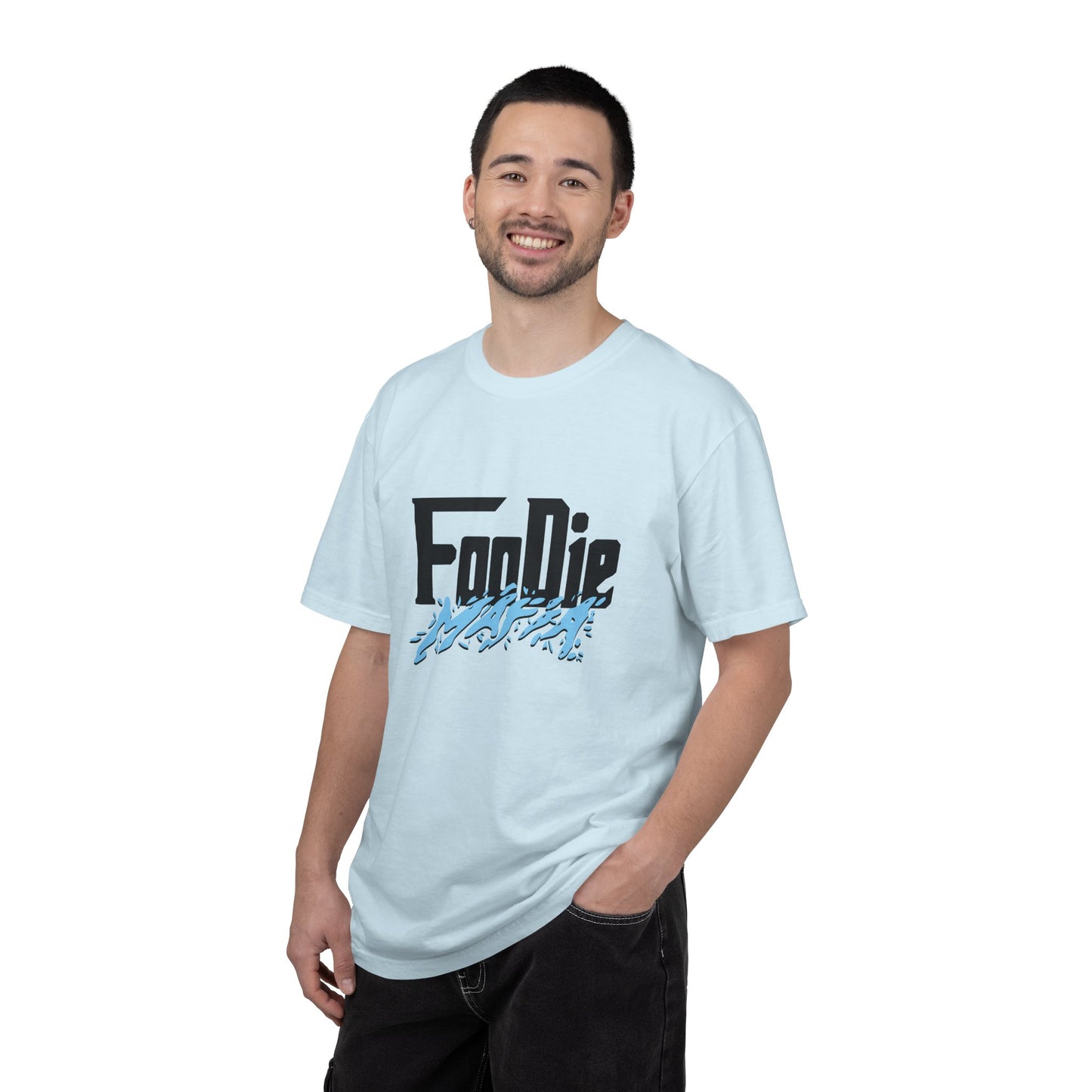 L.O.E.F Foodie Mafia Unisex Tee Shirt (Baby Blue)