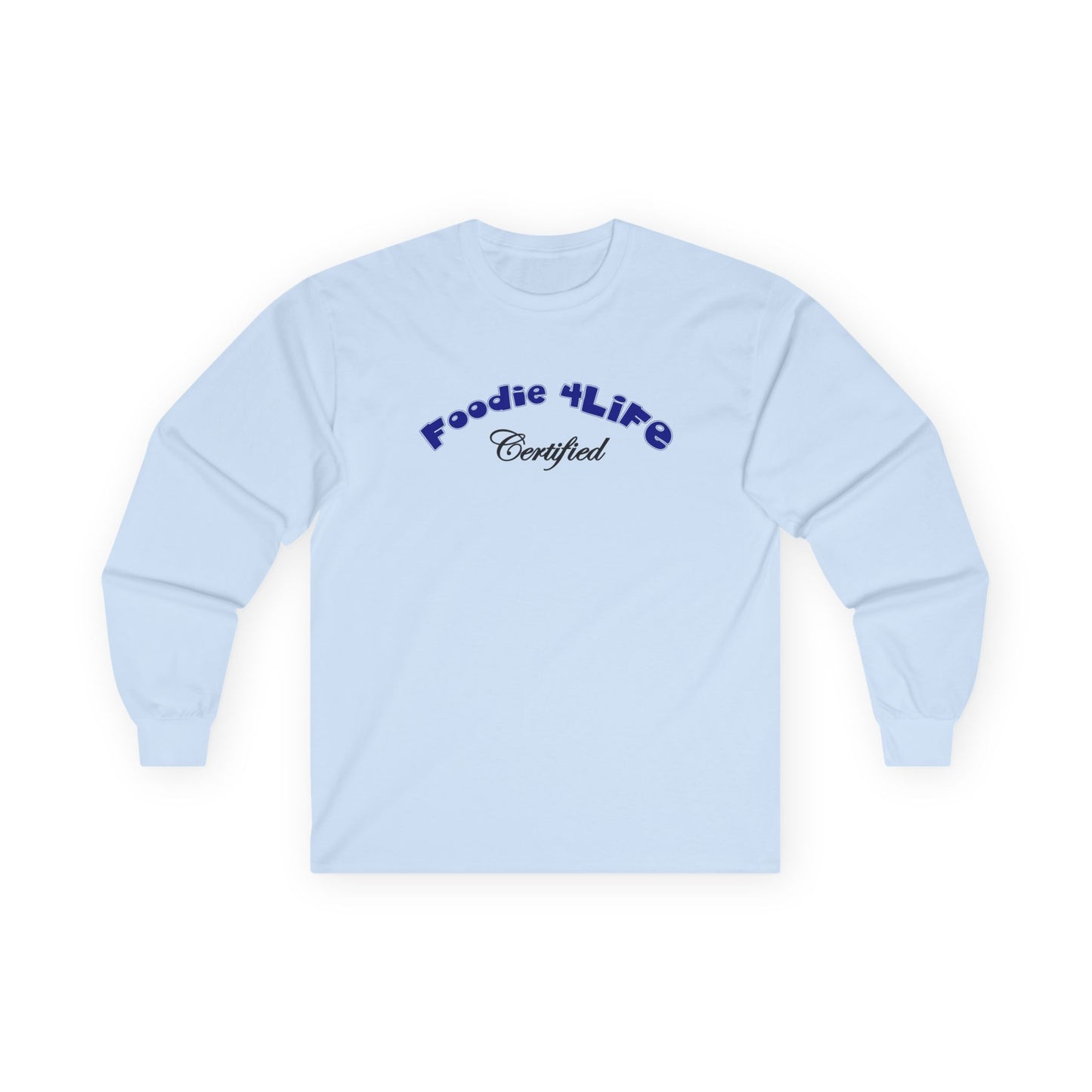 L.O.E.F Foodie 4Life Certified Long Sleeve Tee (Dark Blue)