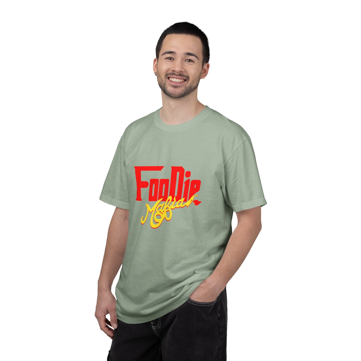 L.O.E.F Red Foodie Mafia Unisex Tee shirt (Bright Yellow)