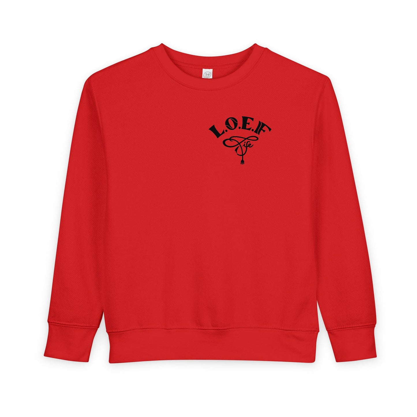 L.O.E.F Foodie 4Life Baby Sweatshirt  (Black)